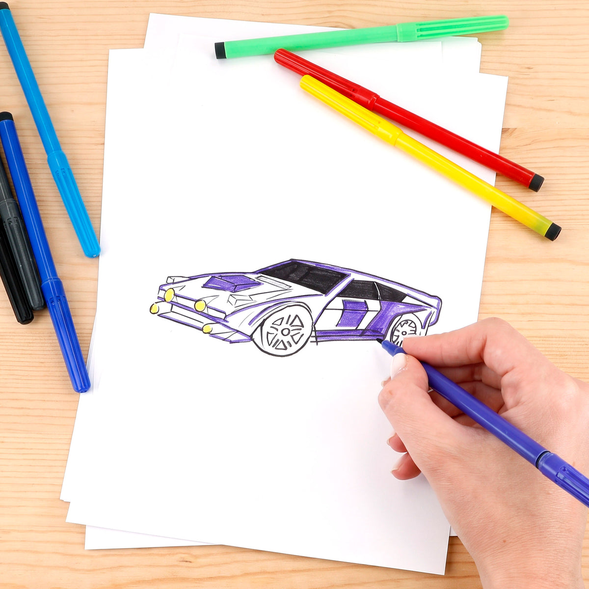 Hot Wheels Proyector de dibujo + 5 años