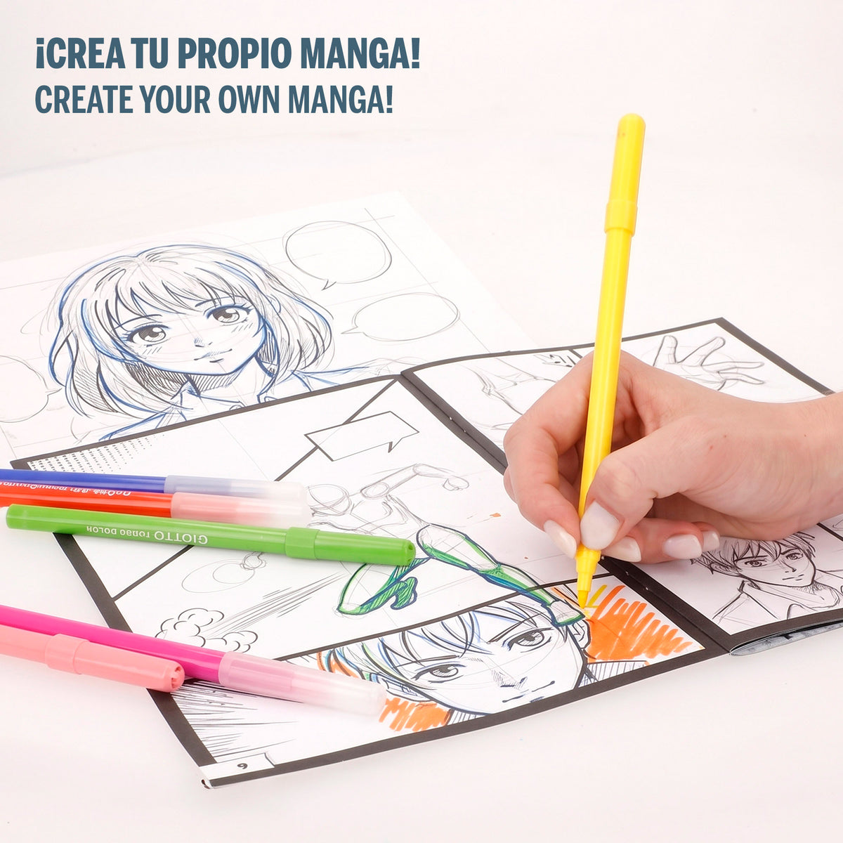 Lisciani Set de dibujo academia de manga + 8 años