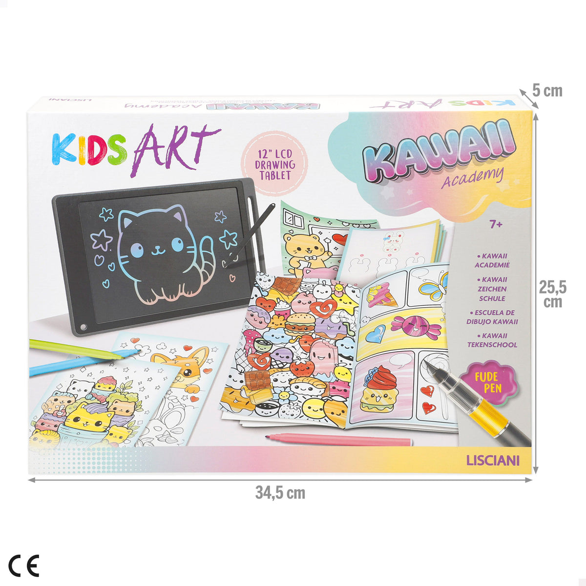 Lisciani Set de dibujo kawaii + 7 años