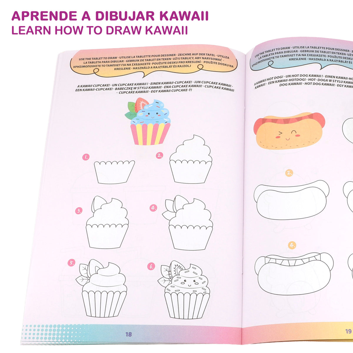 Lisciani Set de dibujo kawaii + 7 años