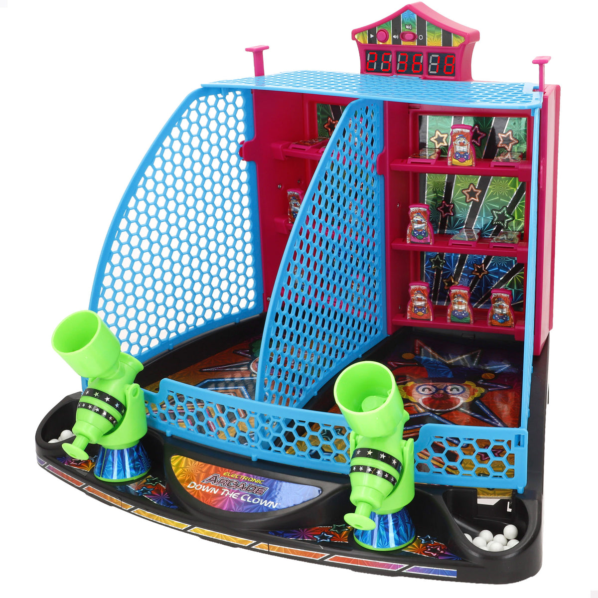 Juego arcade dispara al payaso + 6 años CB Games