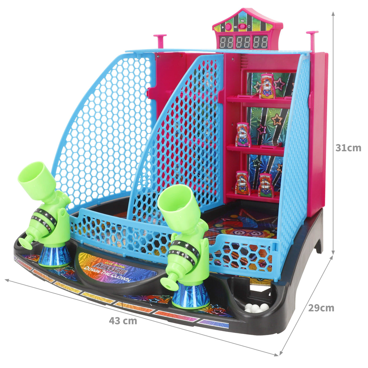 Juego arcade dispara al payaso + 6 años CB Games