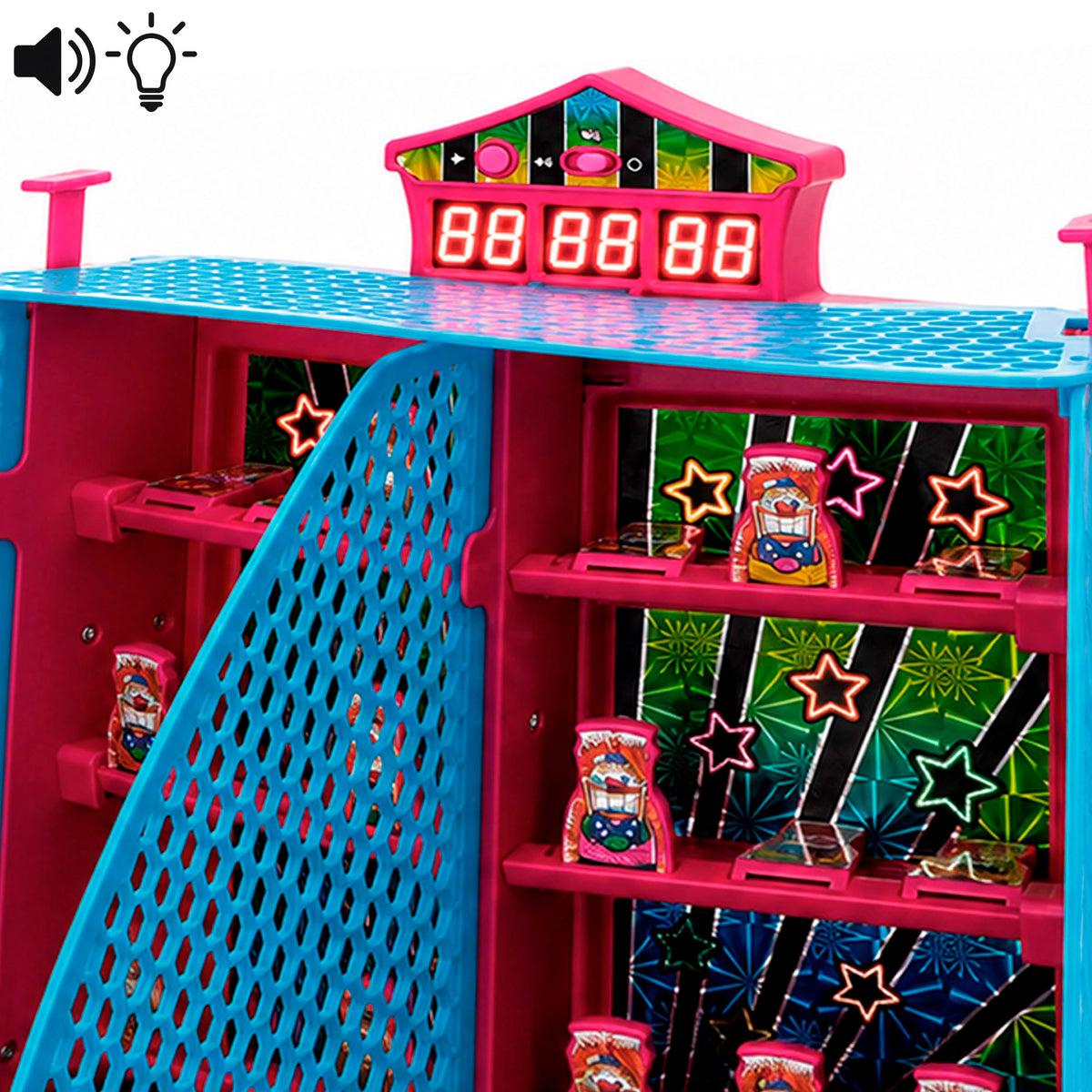 Juego arcade dispara al payaso + 6 años CB Games
