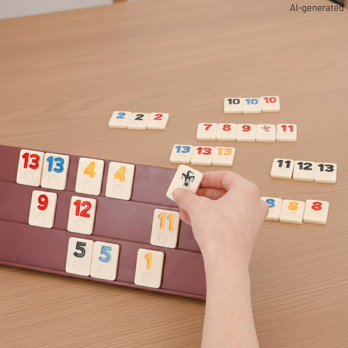Juego Rummy 4 atriles + 6 años CB Games
