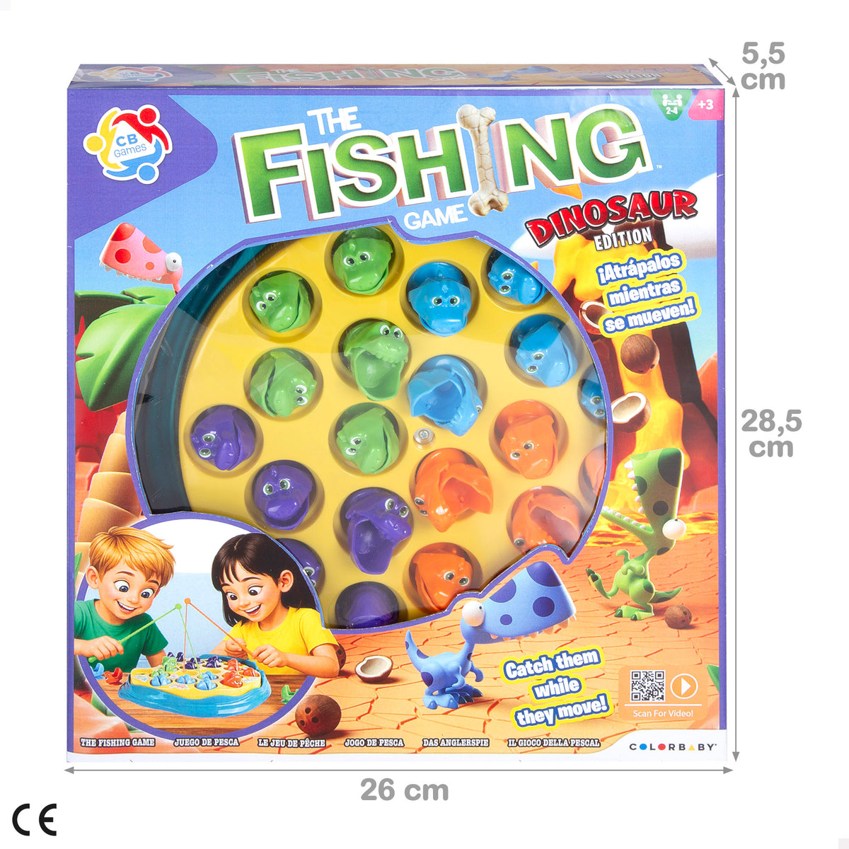 Juego de pesca dinosaurios + 3 años CB Games