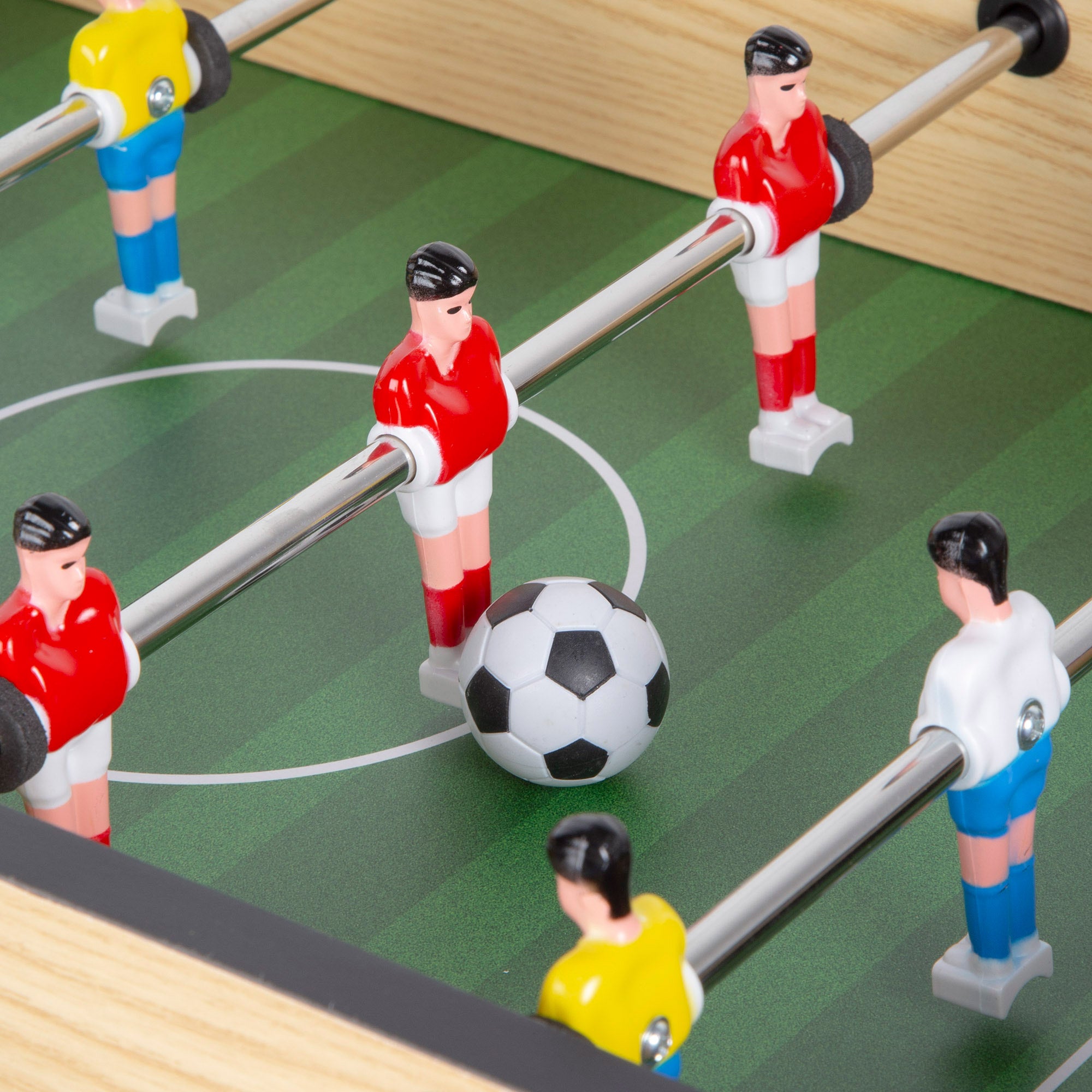 Mesa 2 en 1 air hockey y futbolín CB Games