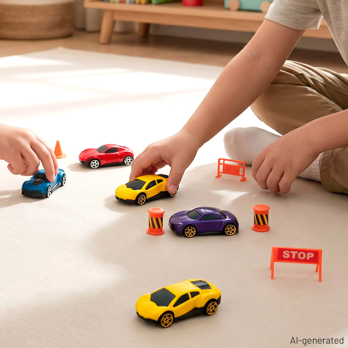 Camión portacoches con 6 coches +3 años Teamsterz