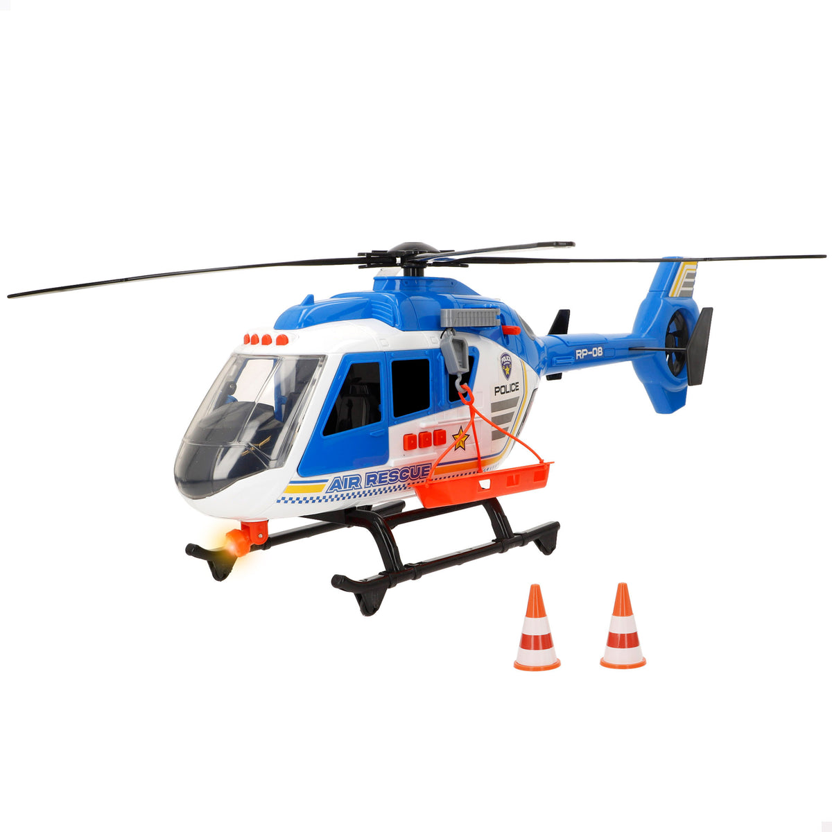 Helicóptero de rescate policial + 3 años Teamsterz