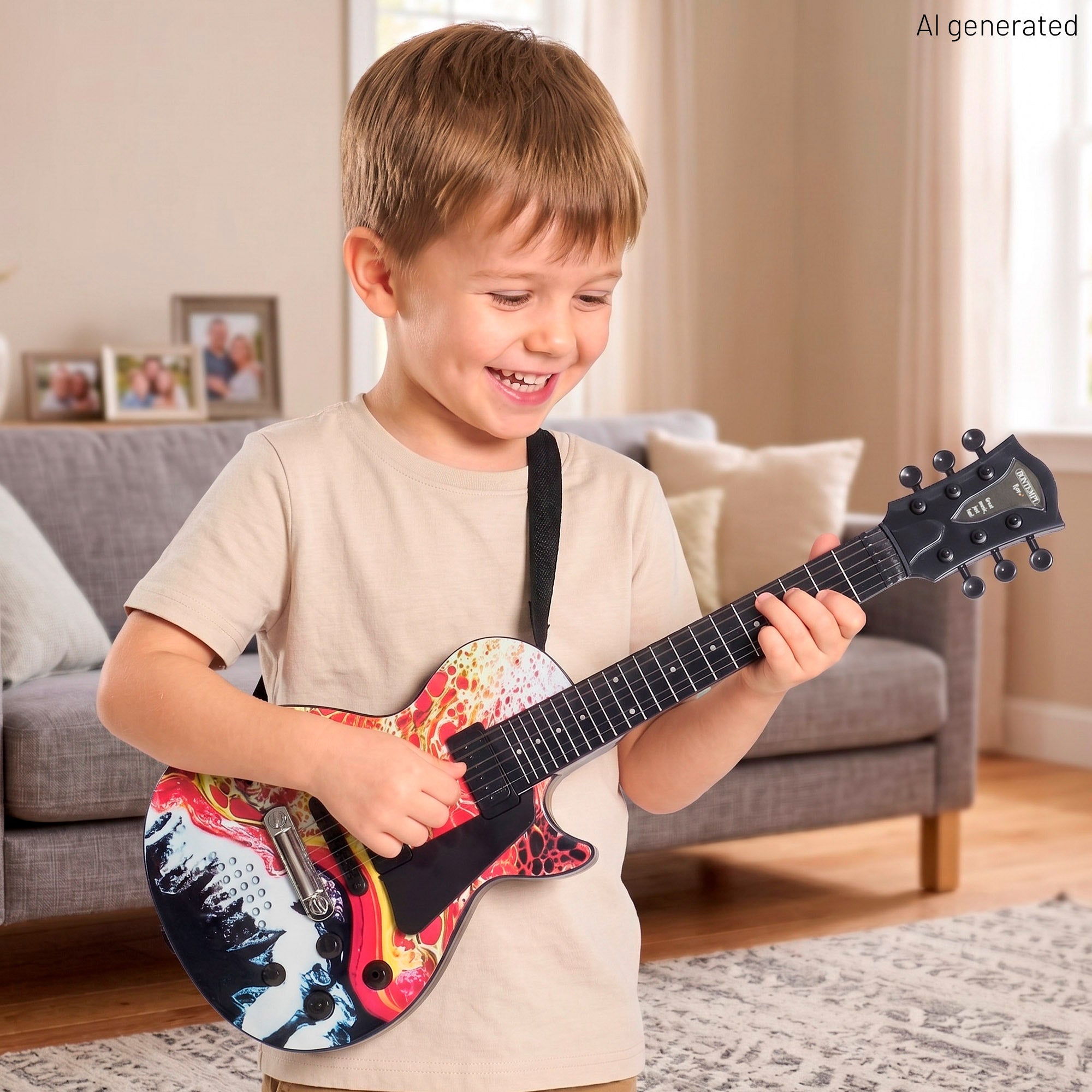 Guitarra eléctrica de rock 56 cm Bontempi