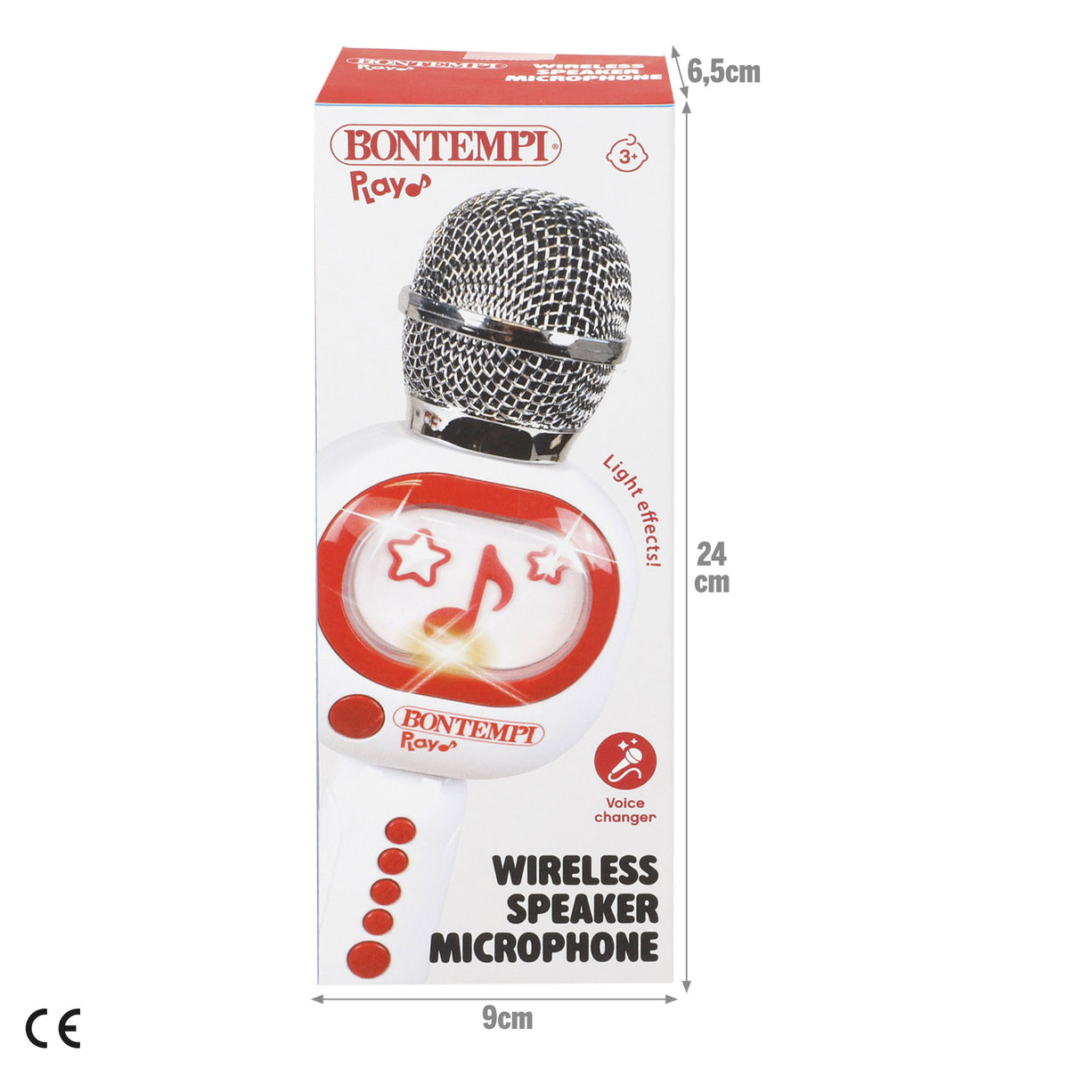 Micrófono karaoke inalámbrico de juguete Bontempi