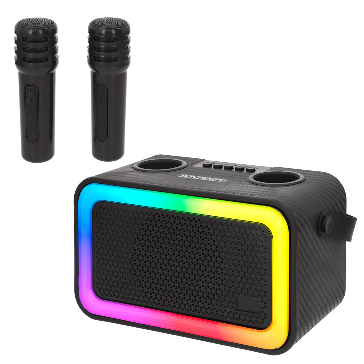 Altavoz karaoke con 2 micrófonos Bontempi
