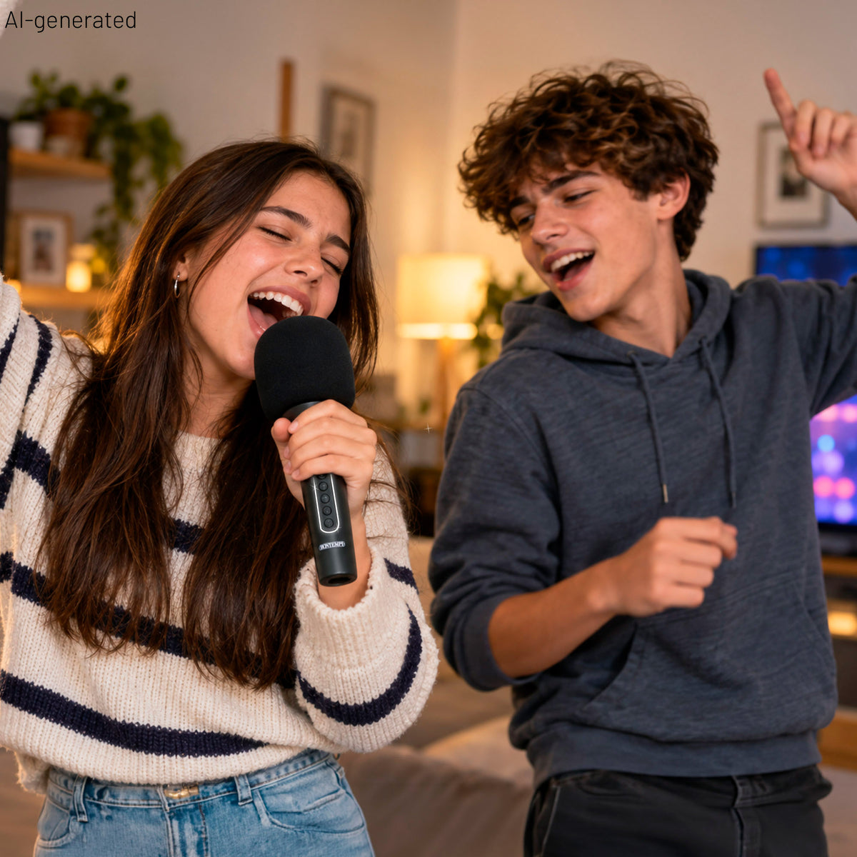 Micrófono inalámbrico con altavoz Bontempi
