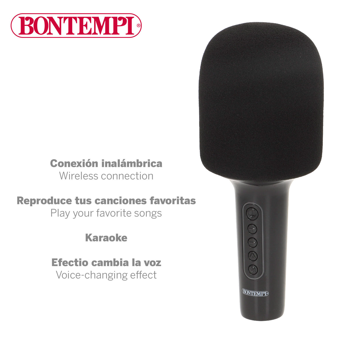 Micrófono inalámbrico con altavoz Bontempi