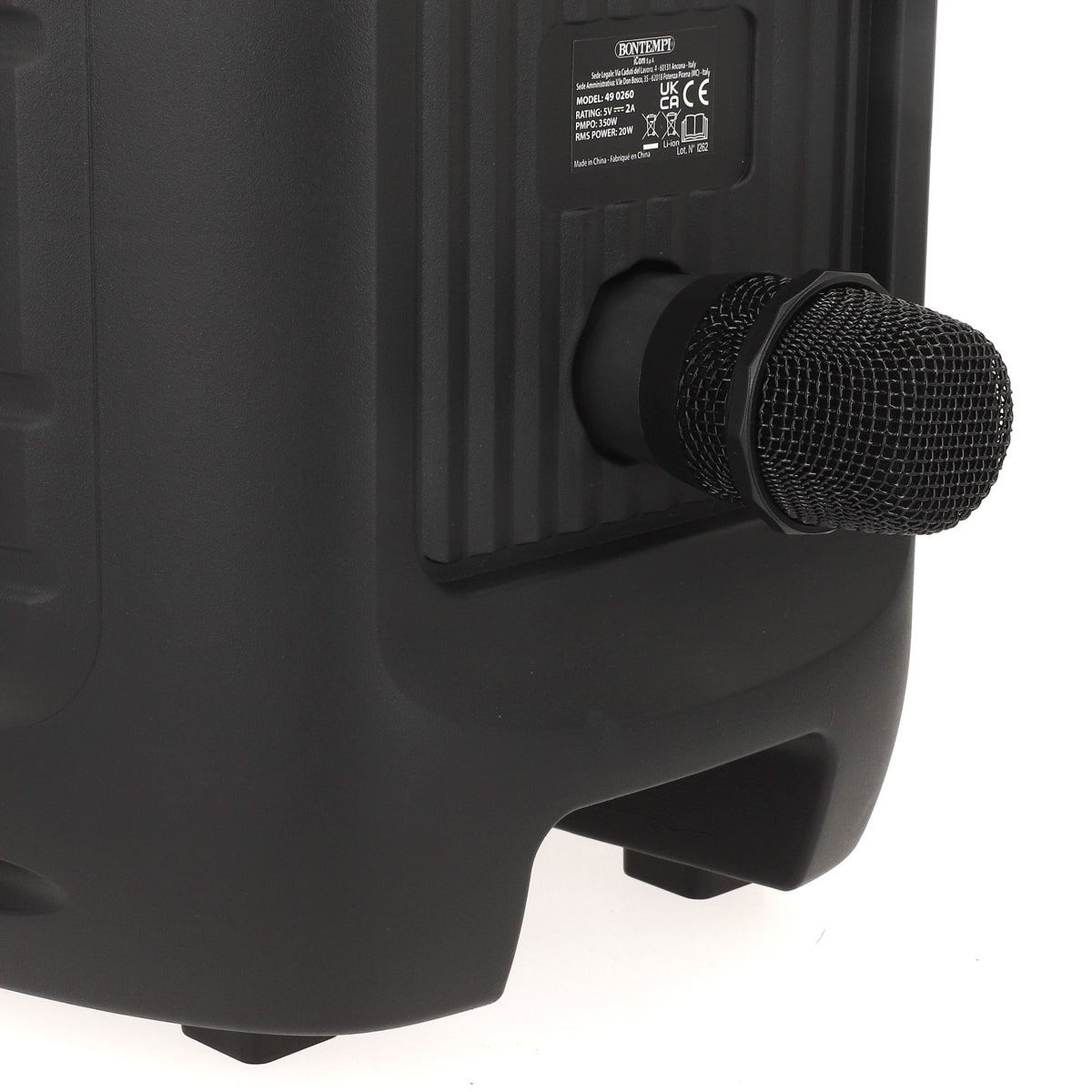 Altavoz inalámbrico de 350W con micrófono Bontempi