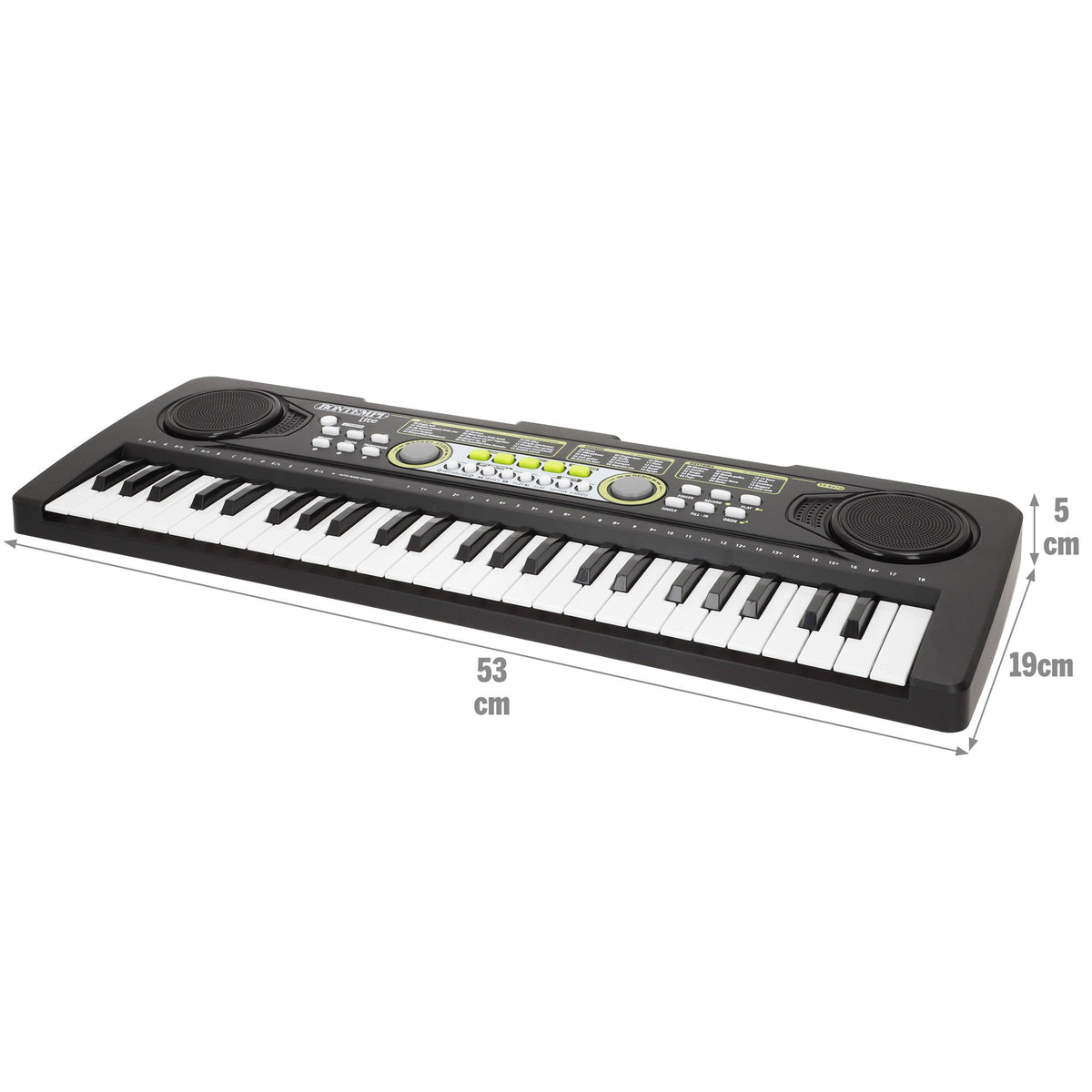 Teclado electrónico para niños 49 notas con 100 sonidos y función aprendizaje Bontempi