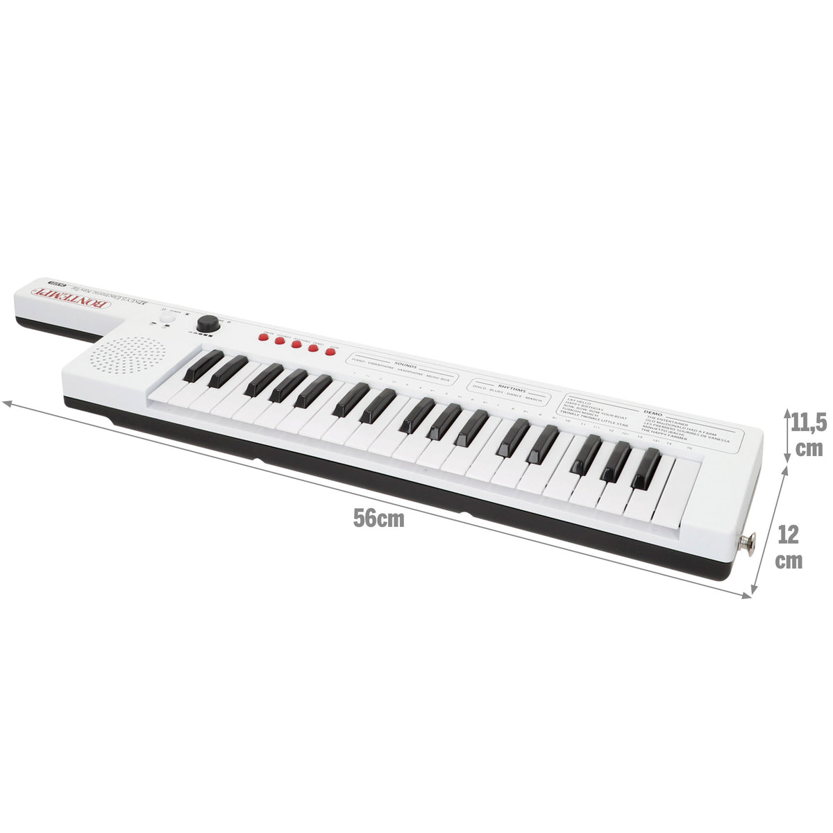 Teclado electrónico para niños tipo keytar 37 teclas Bontempi