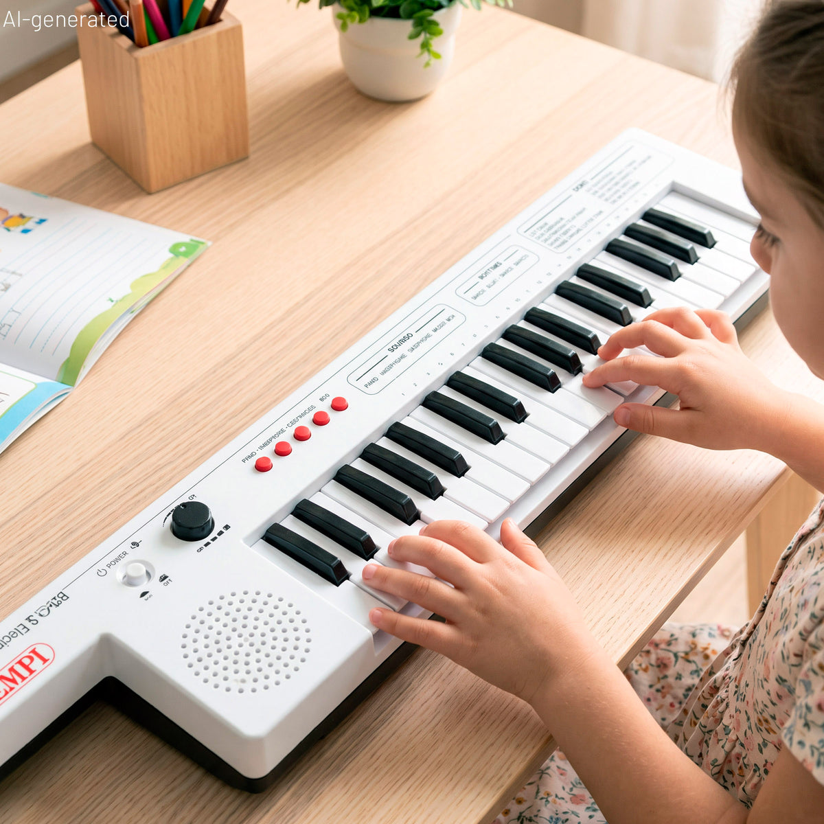 Teclado electrónico para niños tipo keytar 37 teclas Bontempi