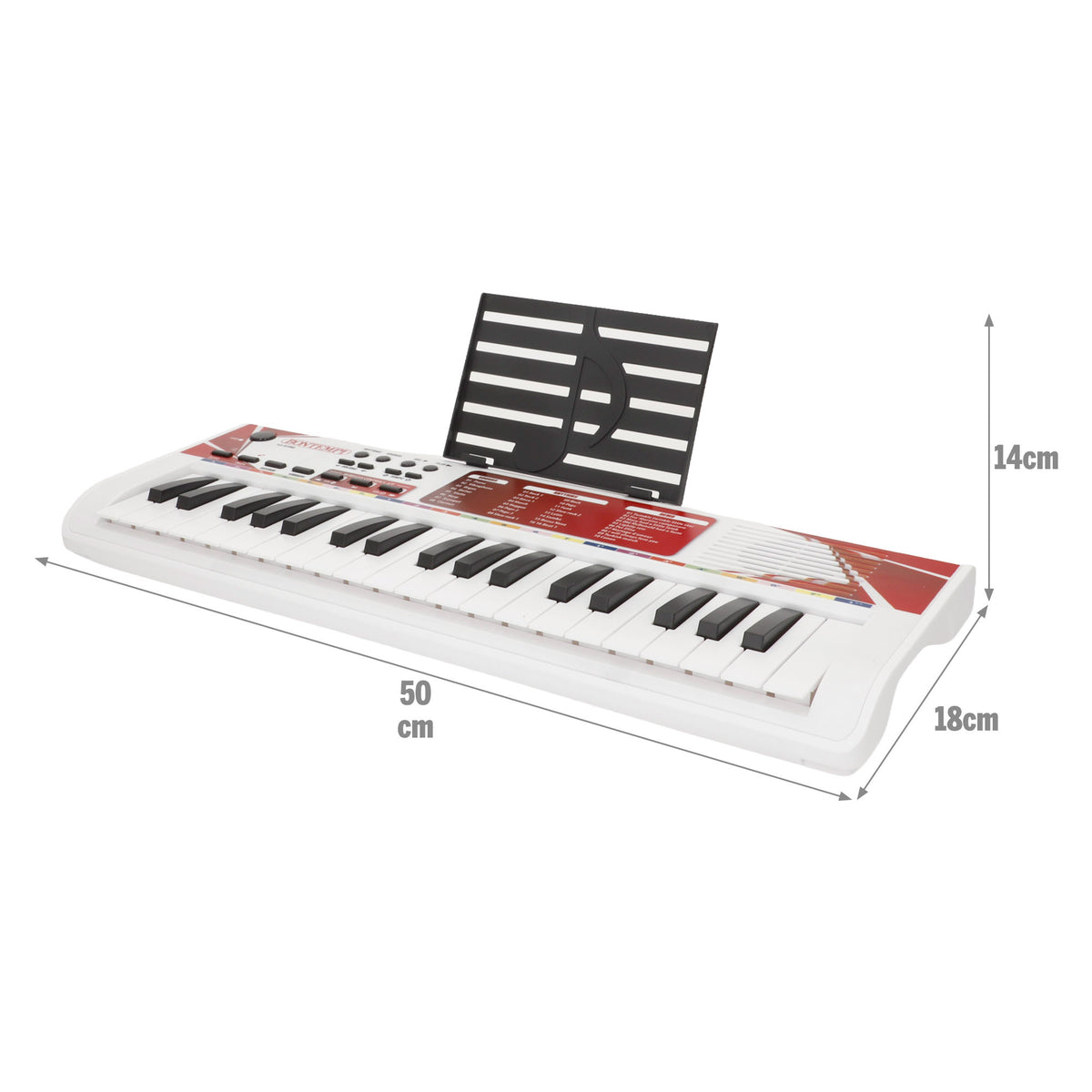 Teclado electrónico para niños 37 teclas con ritmos, sonidos y función aprendizaje Bontempi