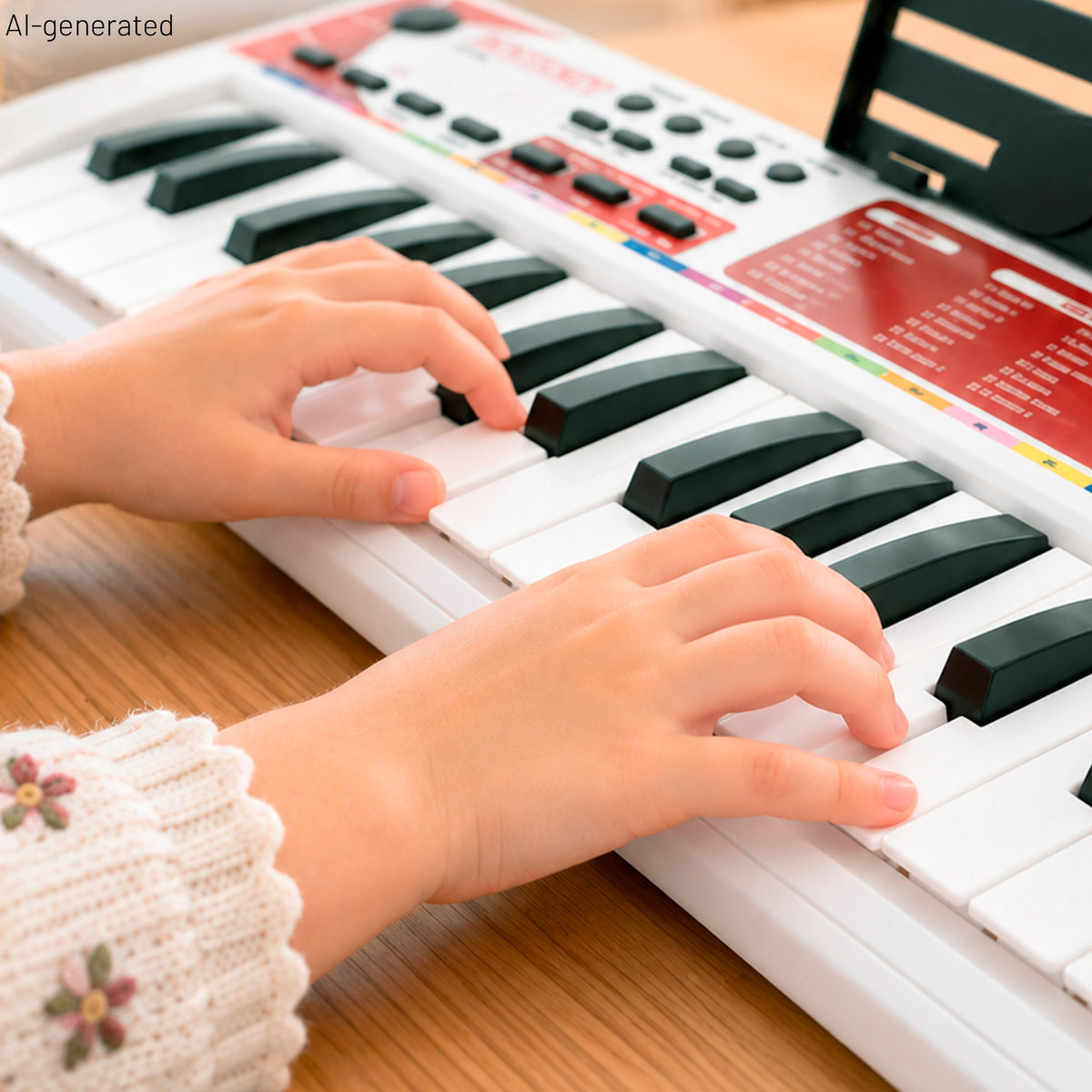Teclado electrónico para niños 37 teclas con ritmos, sonidos y función aprendizaje Bontempi