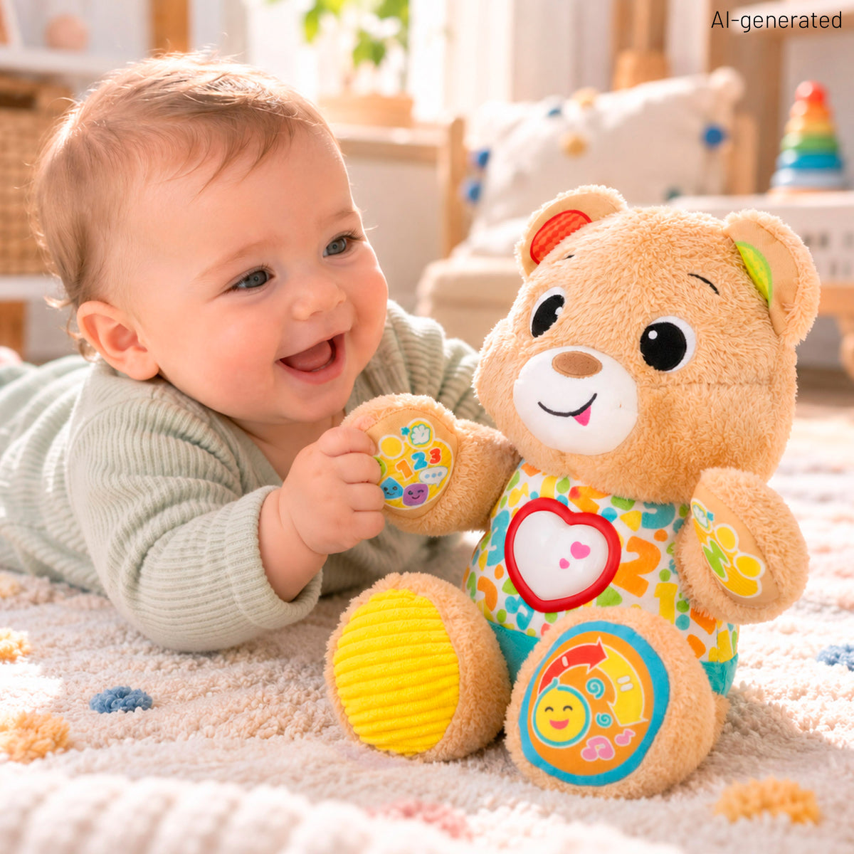Winfun Oso interactivo aprende conmigo + 6 meses