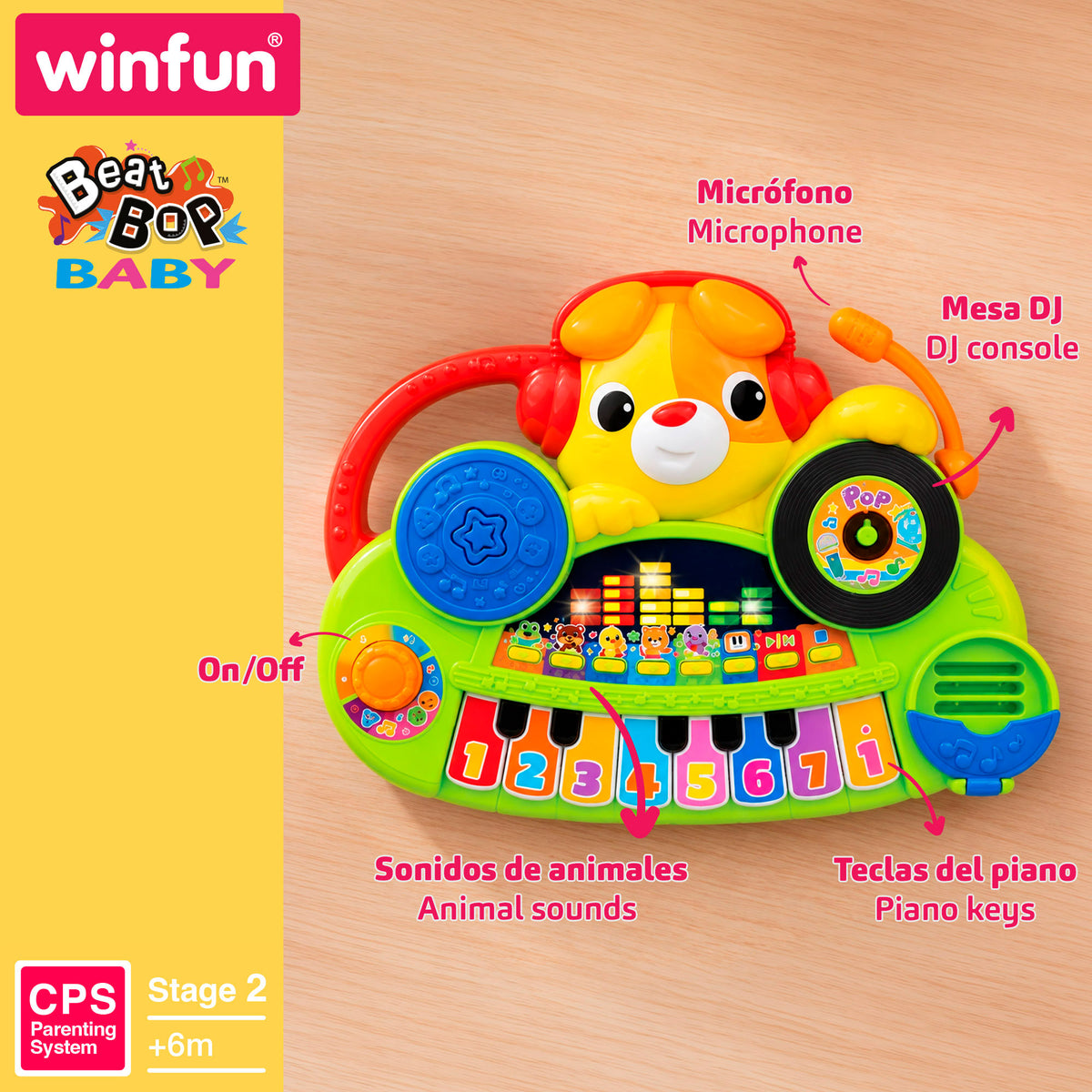 Winfun Mesa DJ puppy + 18 meses