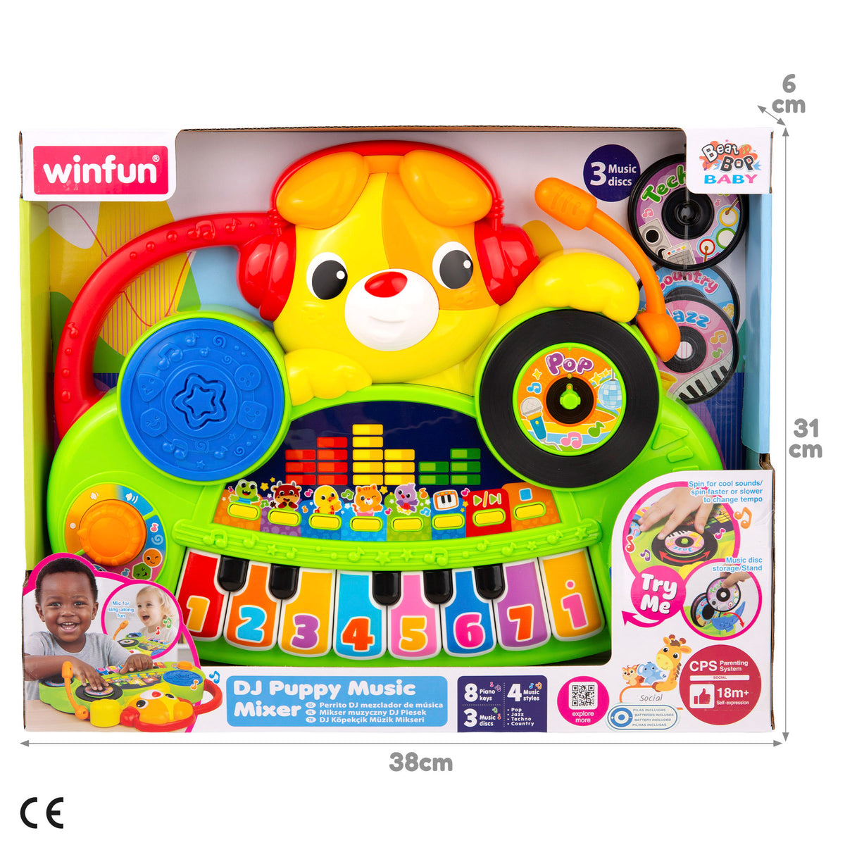 Winfun Mesa DJ puppy + 18 meses