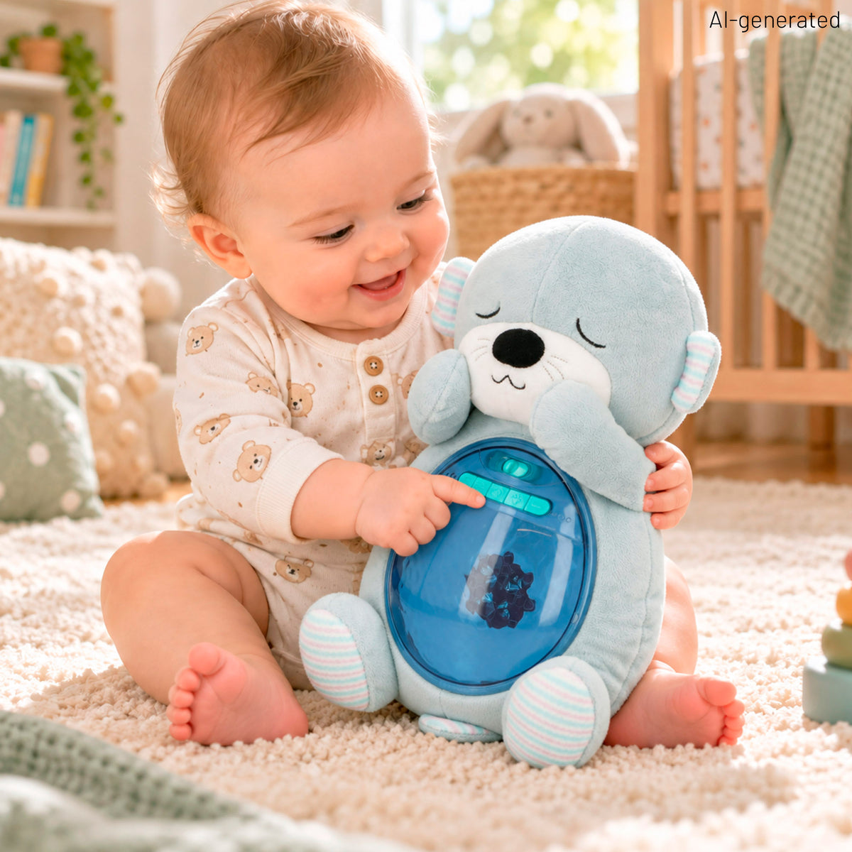 Winfun Nutria peluche con luces y sonidos + 0 meses