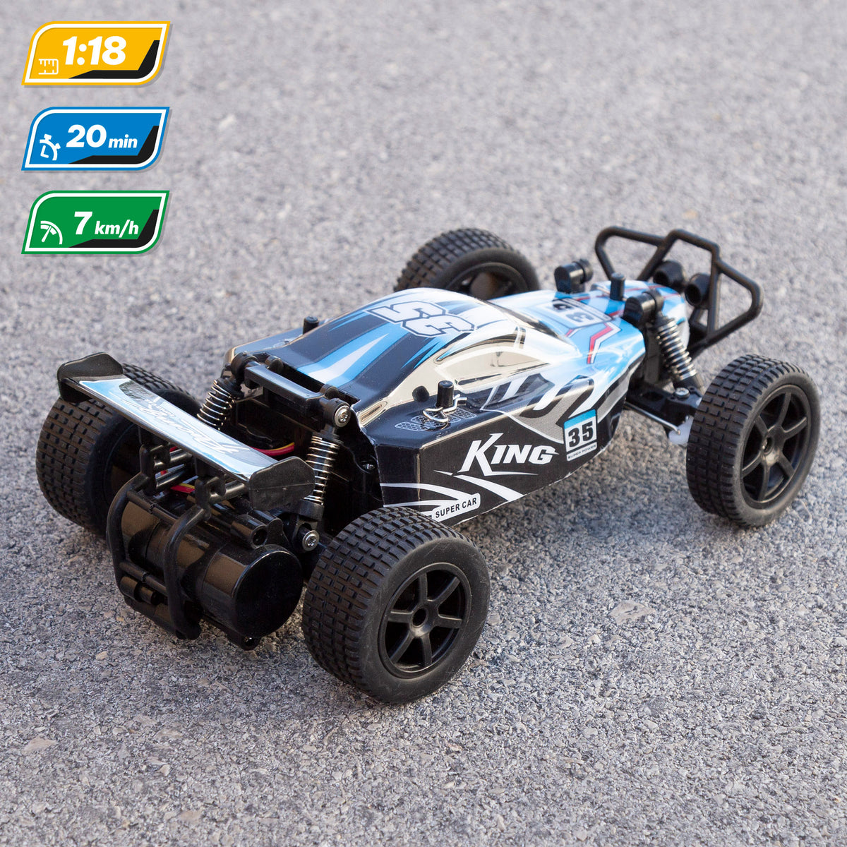 Coche teledirigido de competición 1:18 Speed & Go