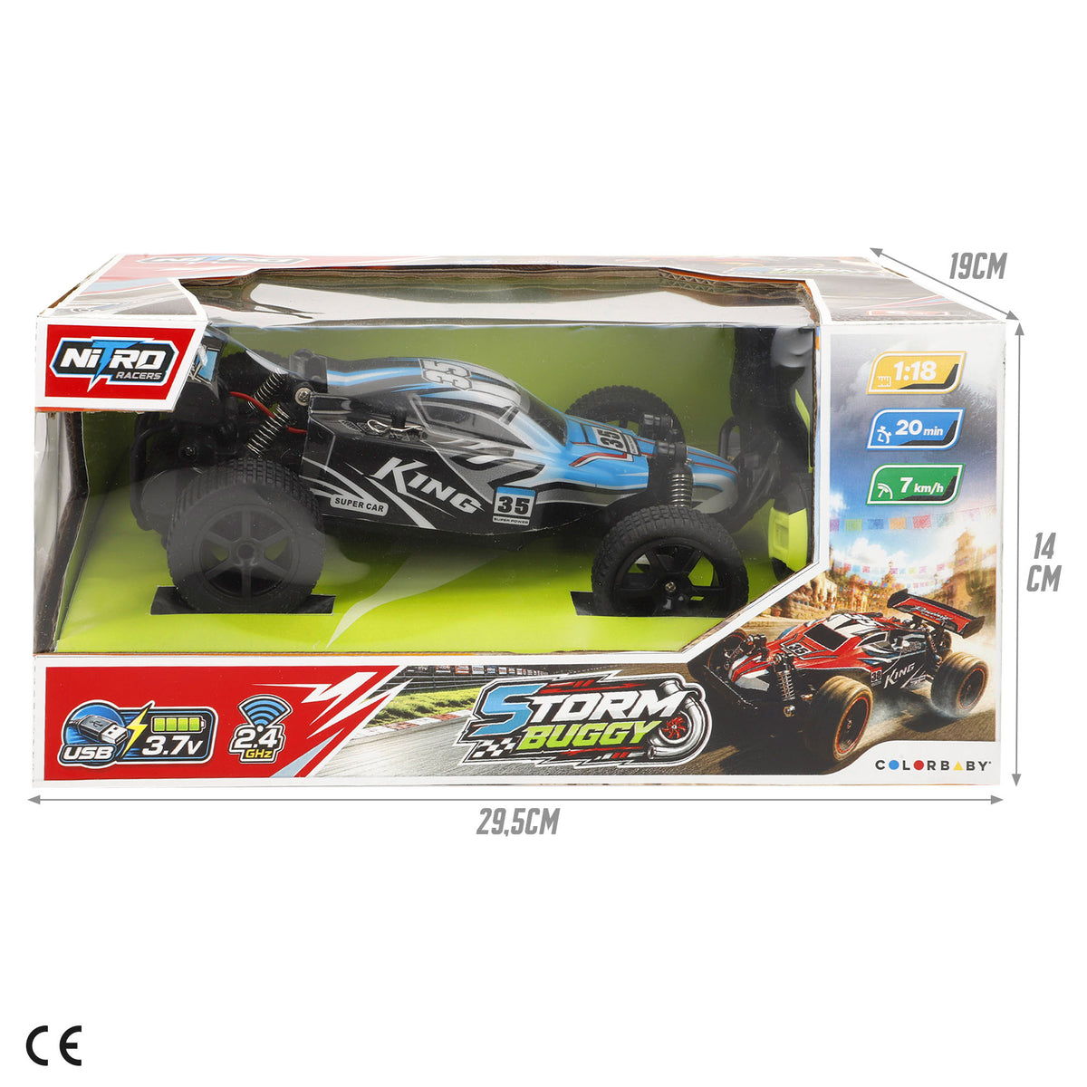 Coche teledirigido de competición 1:18 Speed & Go