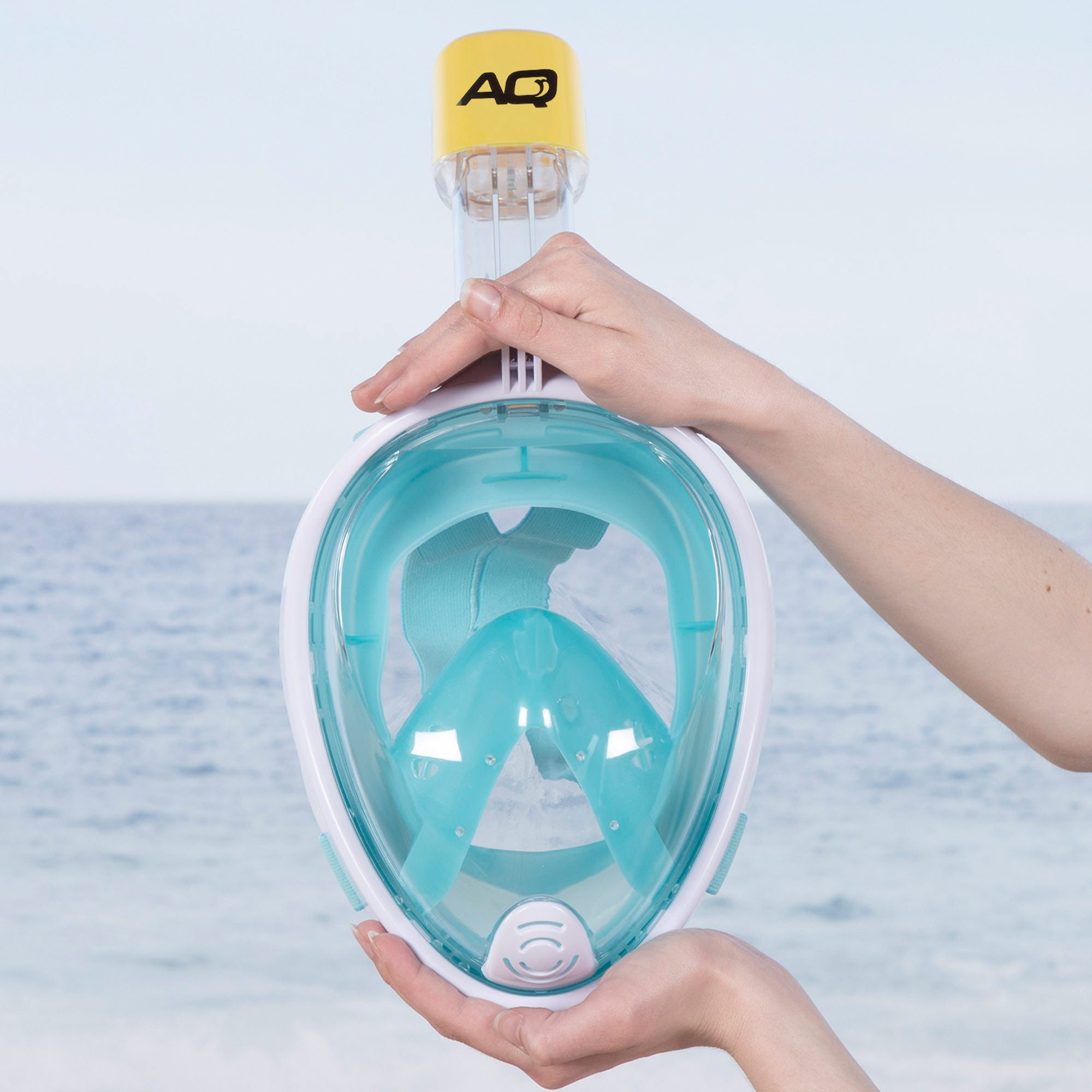 Aqua Sport Máscara de snorkel infantil con soporte para cámara