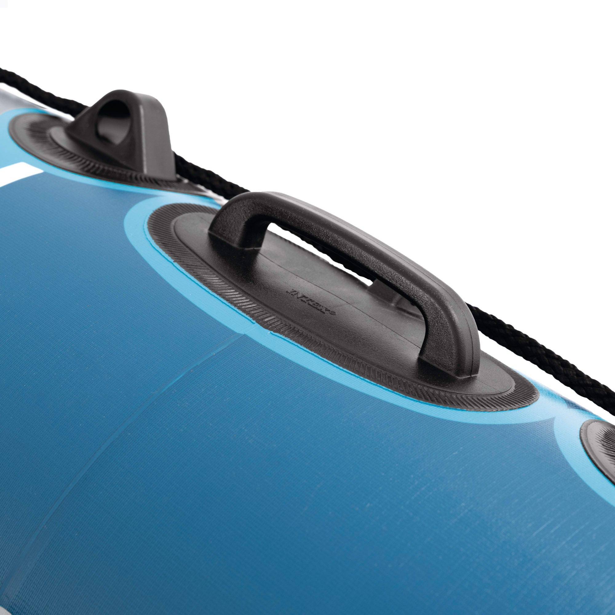 INTEX Barca hinchable Excursion 4 con remos, bomba de inflado y asientos hinchables