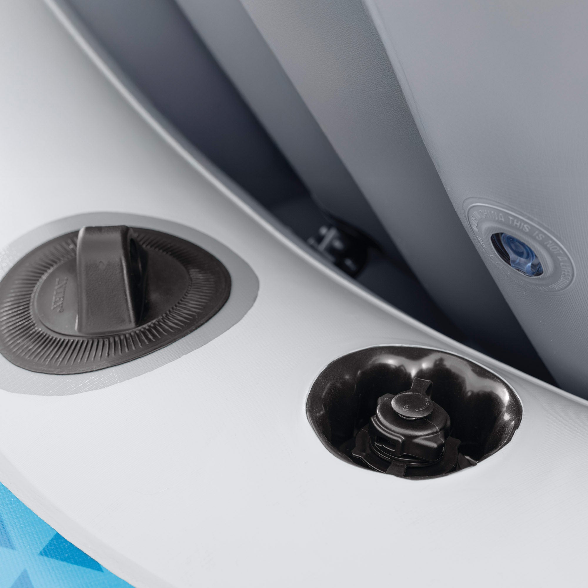 INTEX Barca hinchable Excursion 5 con remos, bomba de inflado y asientos hinchables