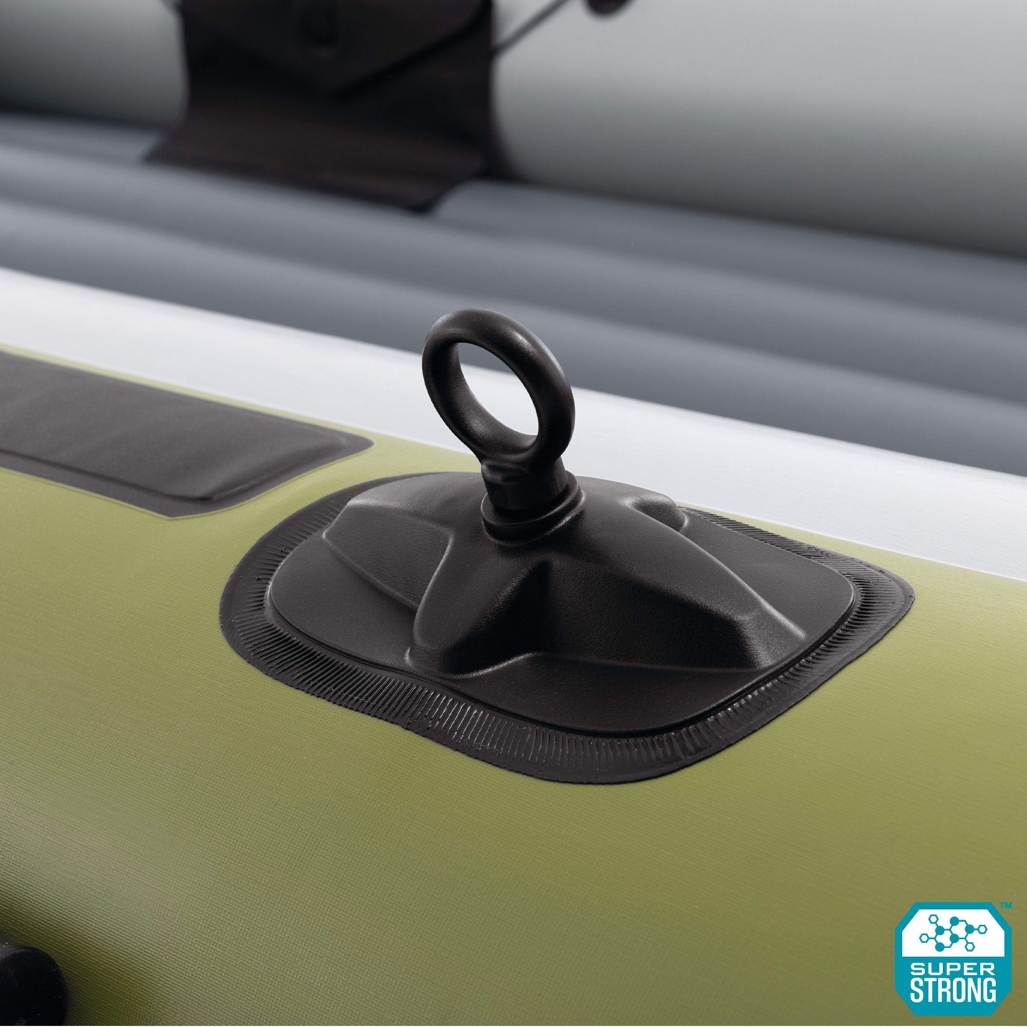 INTEX Barca hinchable Seahawk 4 con remos, bomba de inflado y asientos hinchables