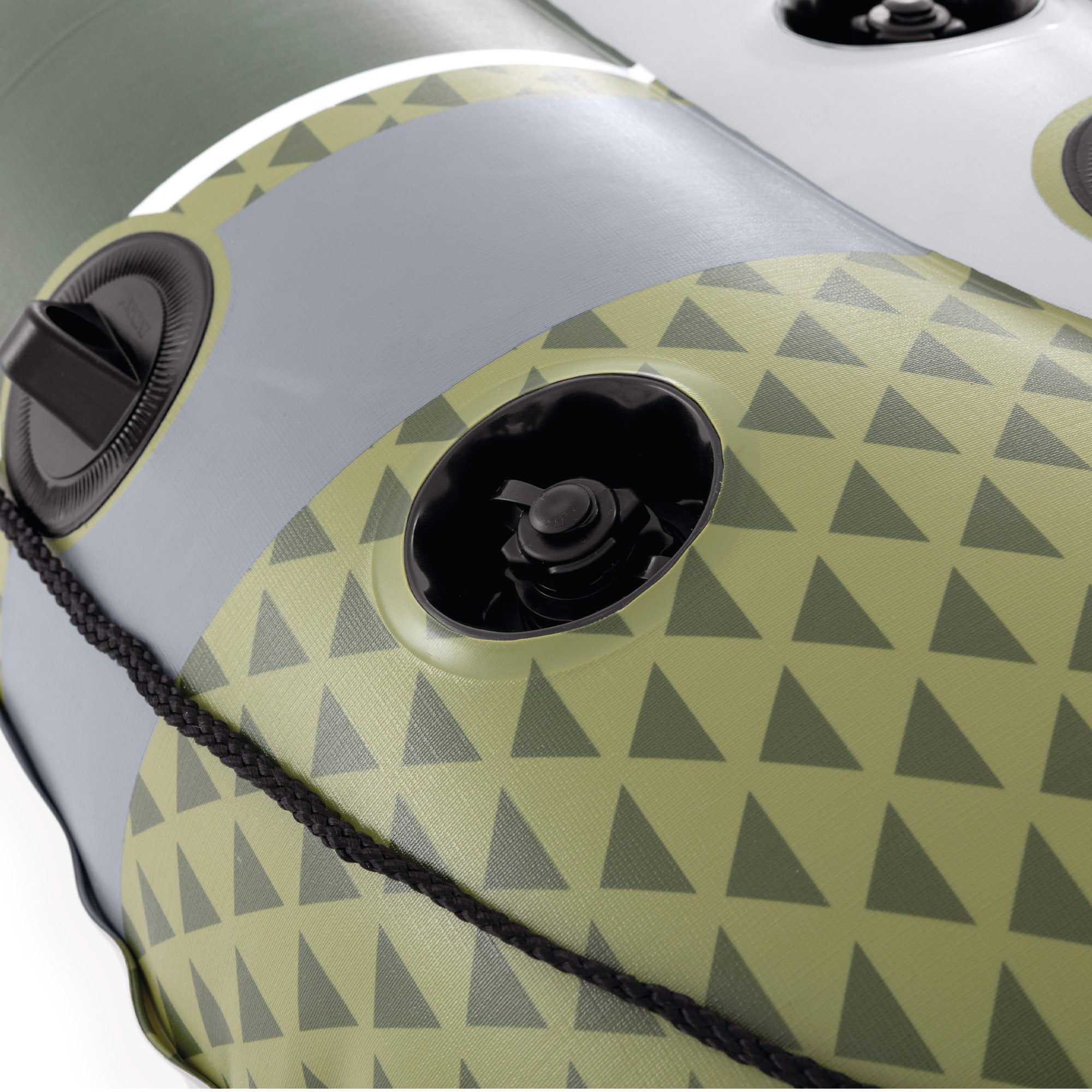 INTEX Barca hinchable Seahawk 4 con remos, bomba de inflado y asientos hinchables