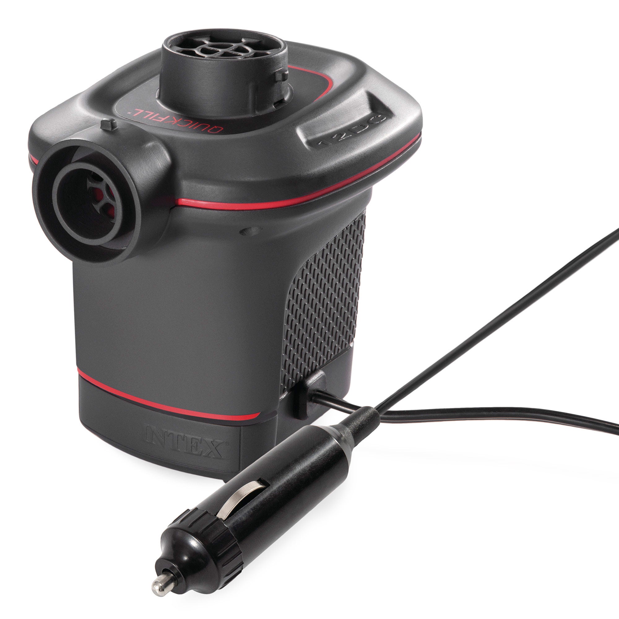 INTEX Hinchador eléctrico con adaptador para coche 12V Quick Fill