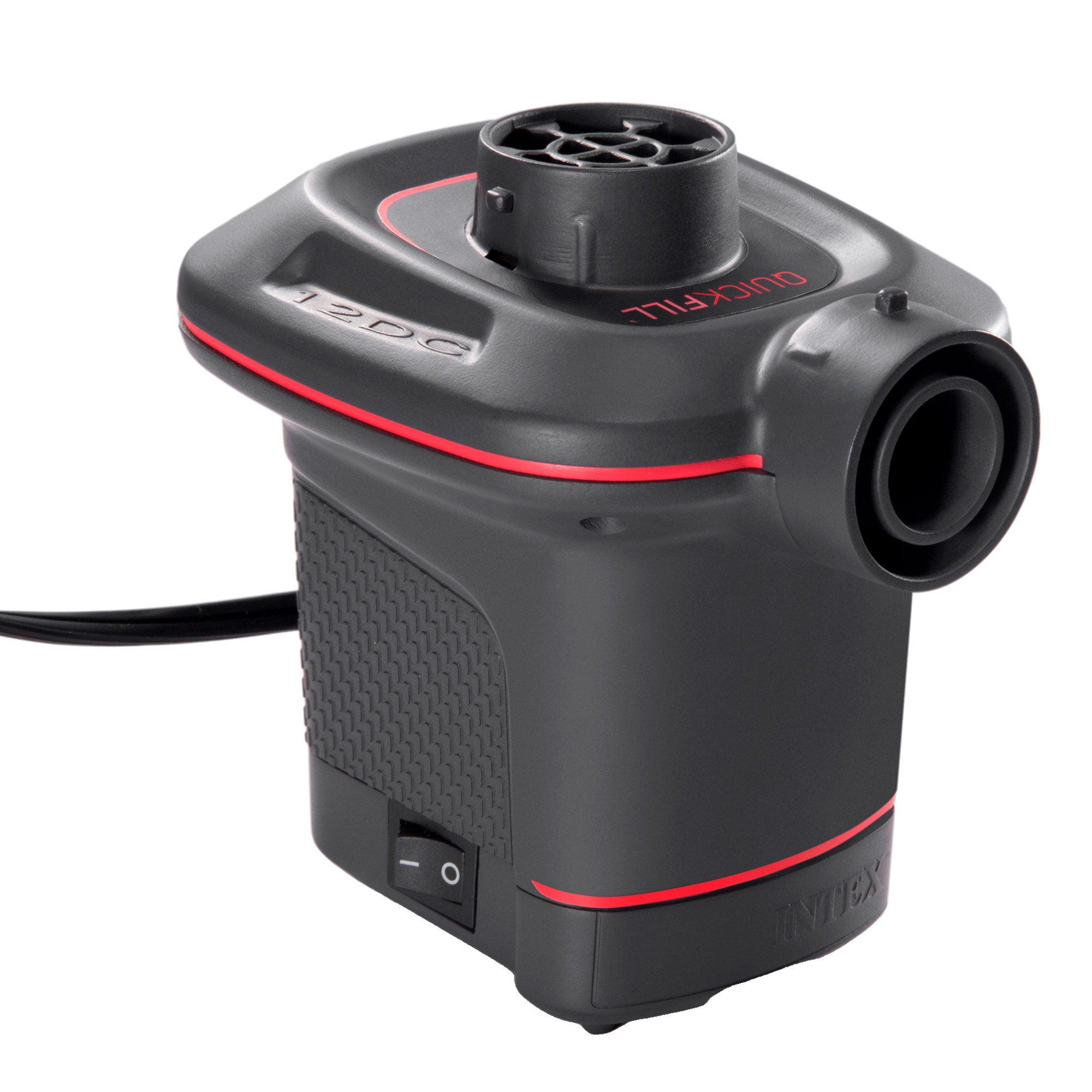 INTEX Hinchador eléctrico con adaptador para coche 12V Quick Fill