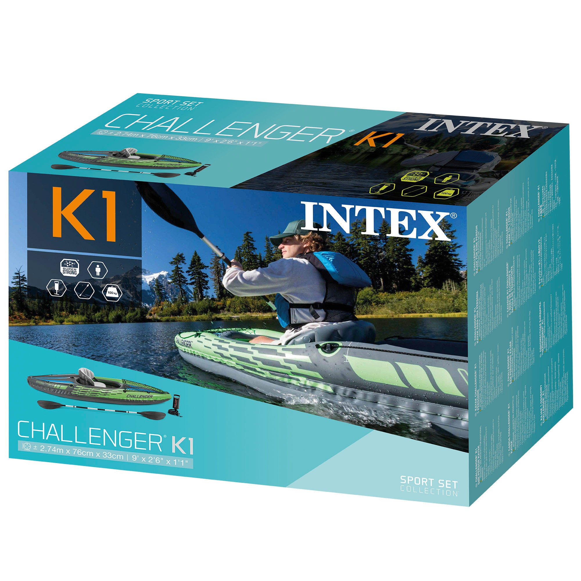 INTEX Kayak hinchable Challenger K1