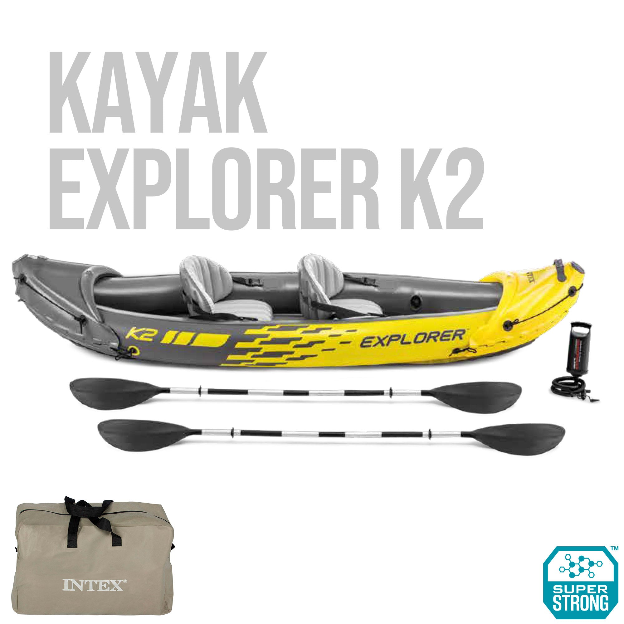 INTEX Kayak hinchable Explorer K2