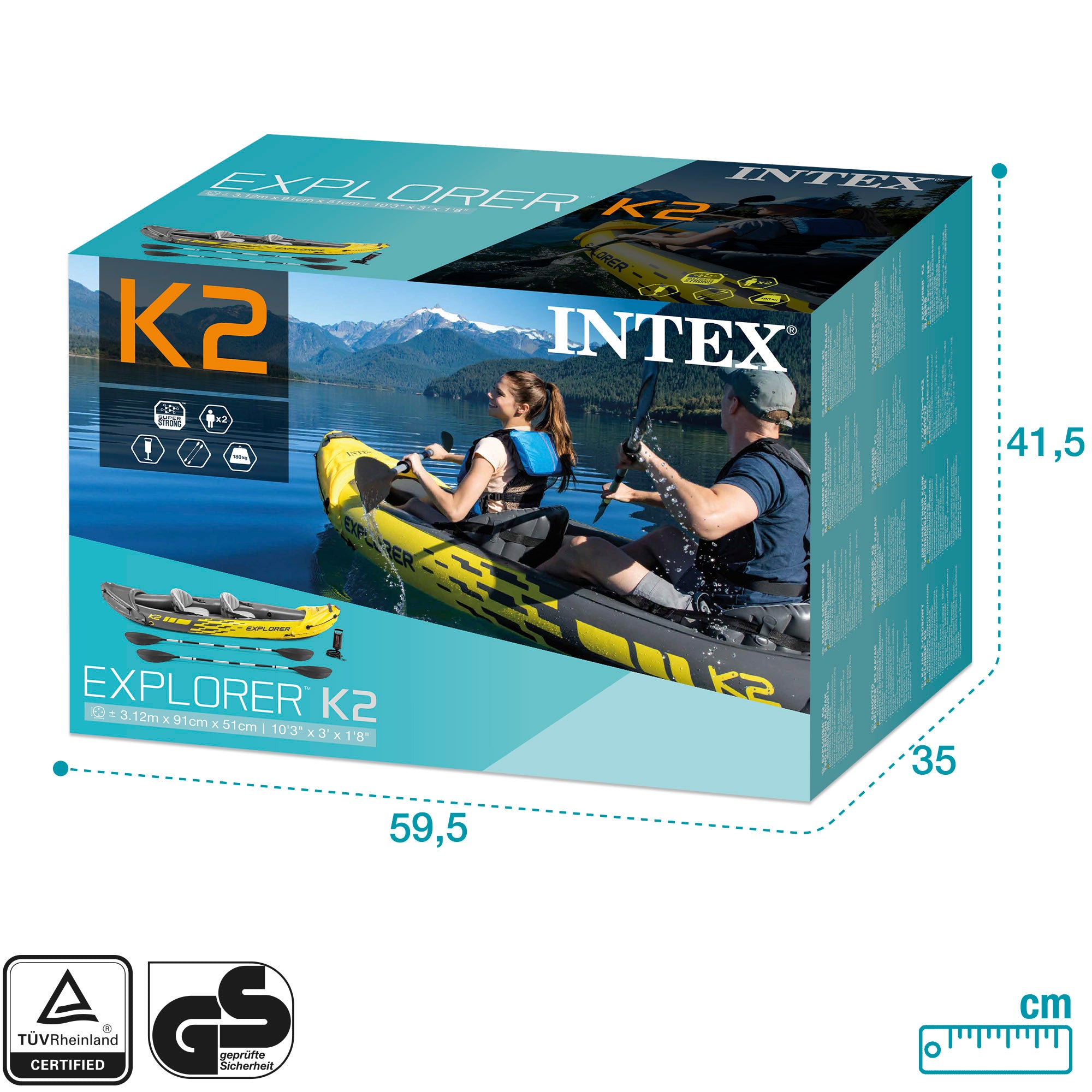 INTEX Kayak hinchable Explorer K2