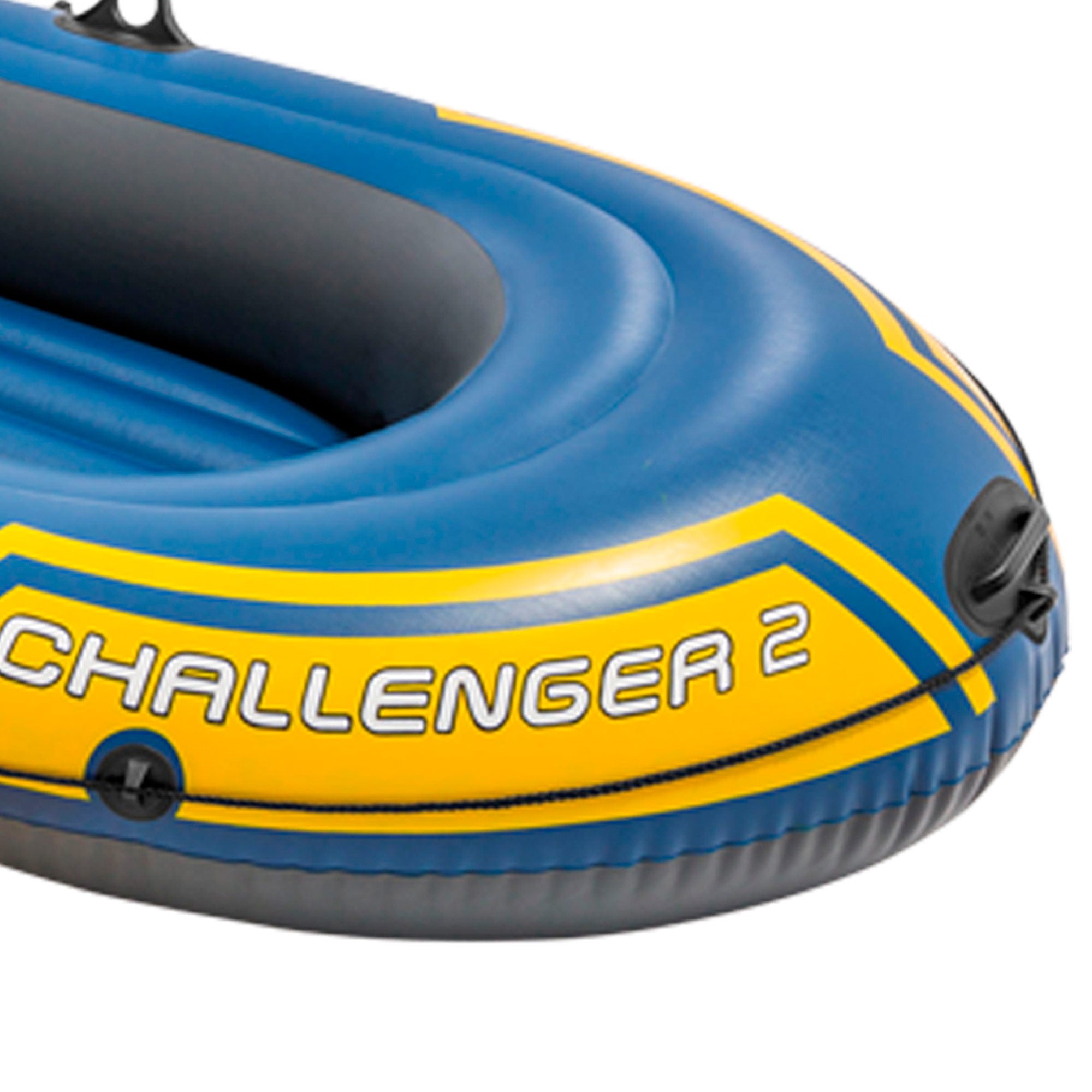 INTEX Barca hinchable challenger 2 & remos - 236 x 114 x 41 cm
