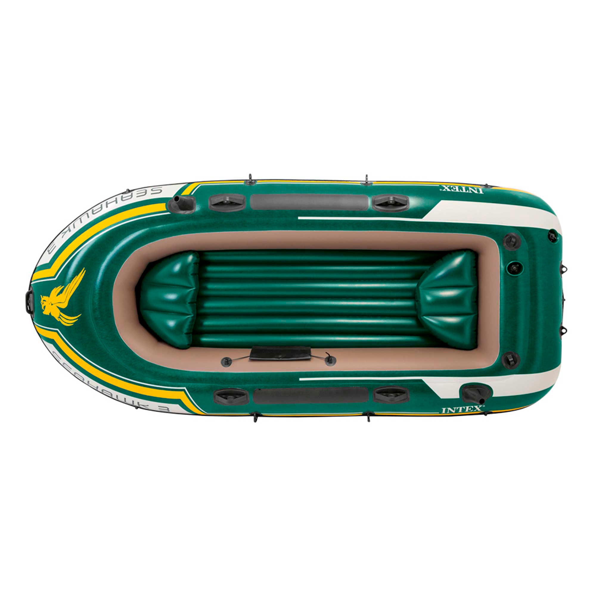 INTEX Barca hinchable seahawk 3 & remos aluminio - 295x137x43 cm