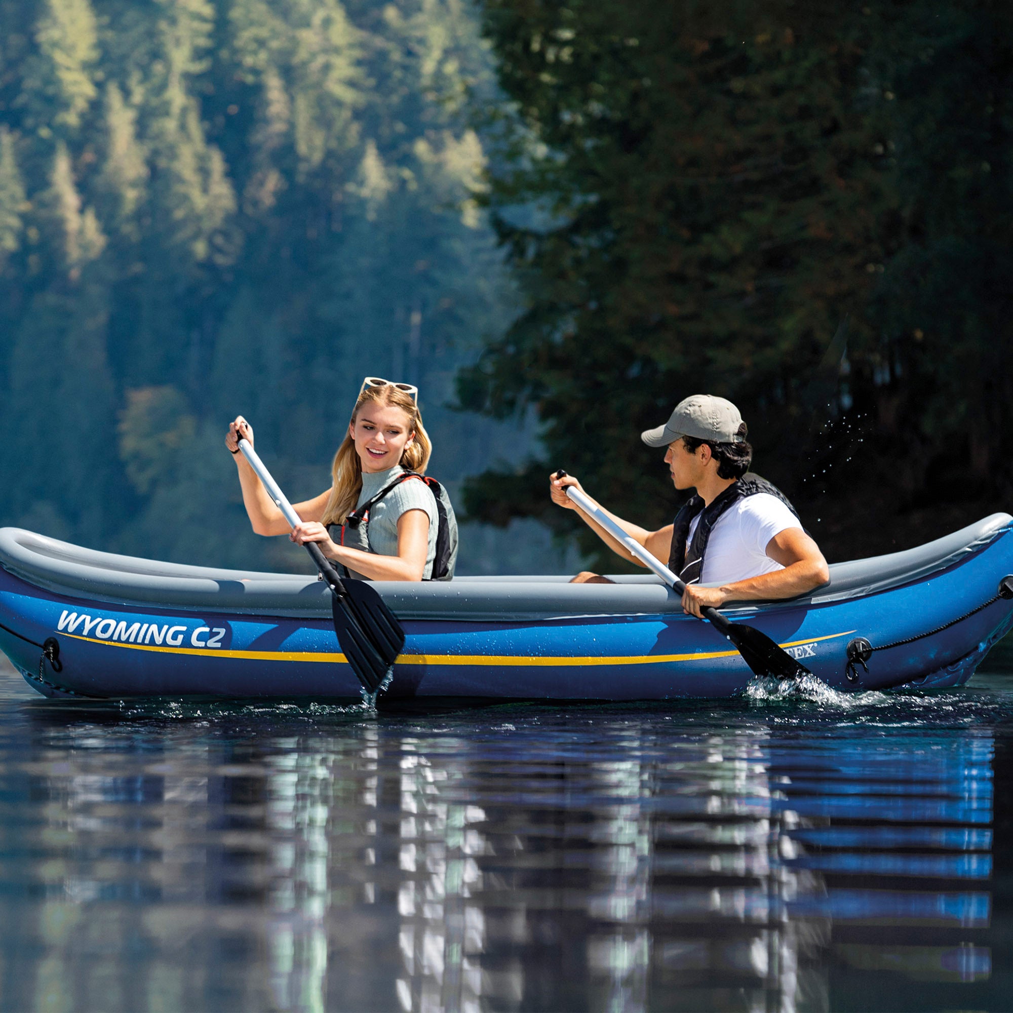 INTEX Canoa hinchable Wyoming C2