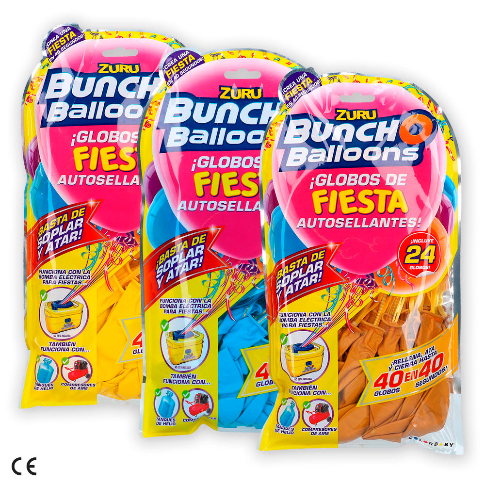 Pack 24 globos de fiesta autosellantes Bunch O Balloons