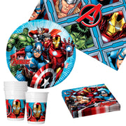 Avengers Vajilla infantil desechable 37 piezas