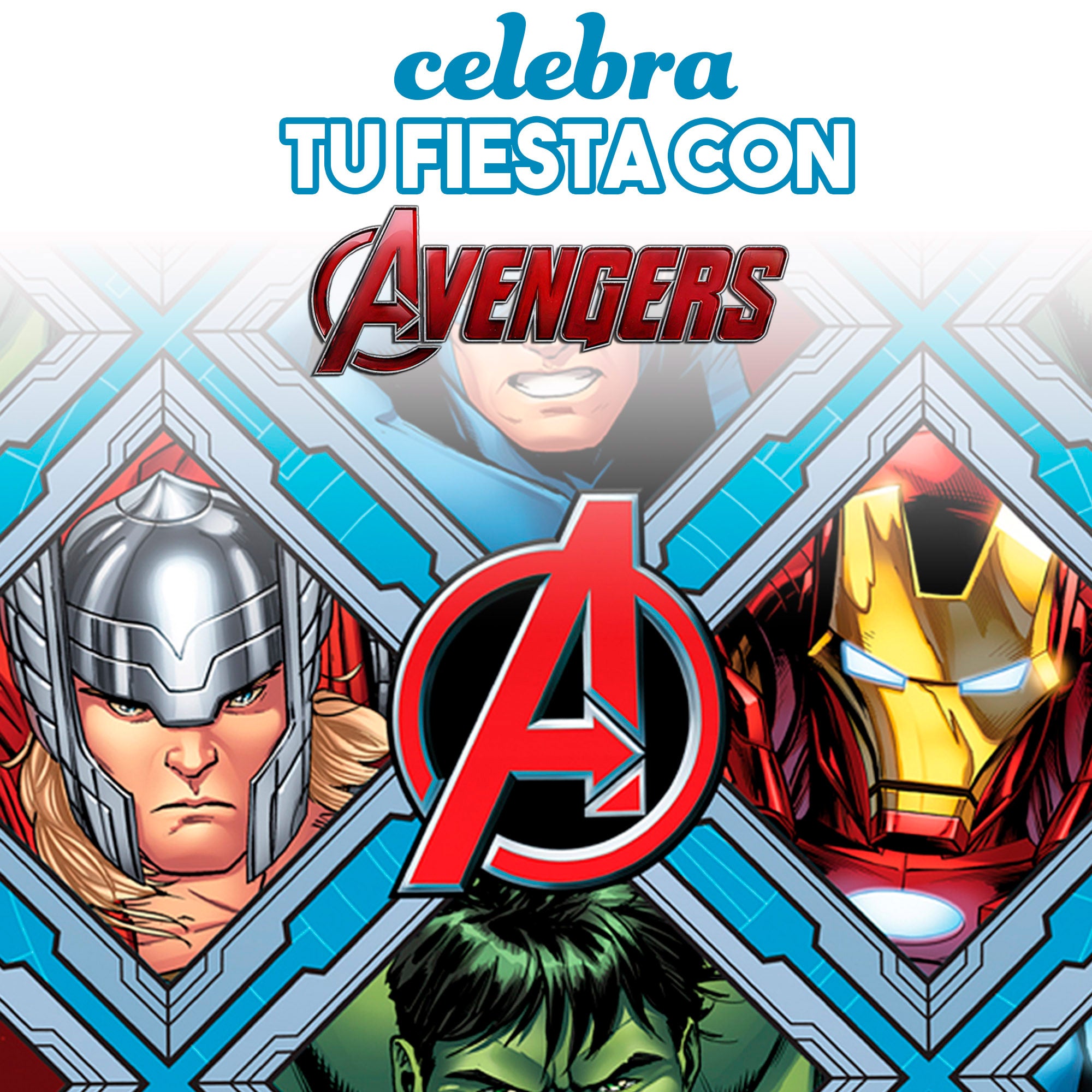 Avengers Vajilla infantil desechable 37 piezas