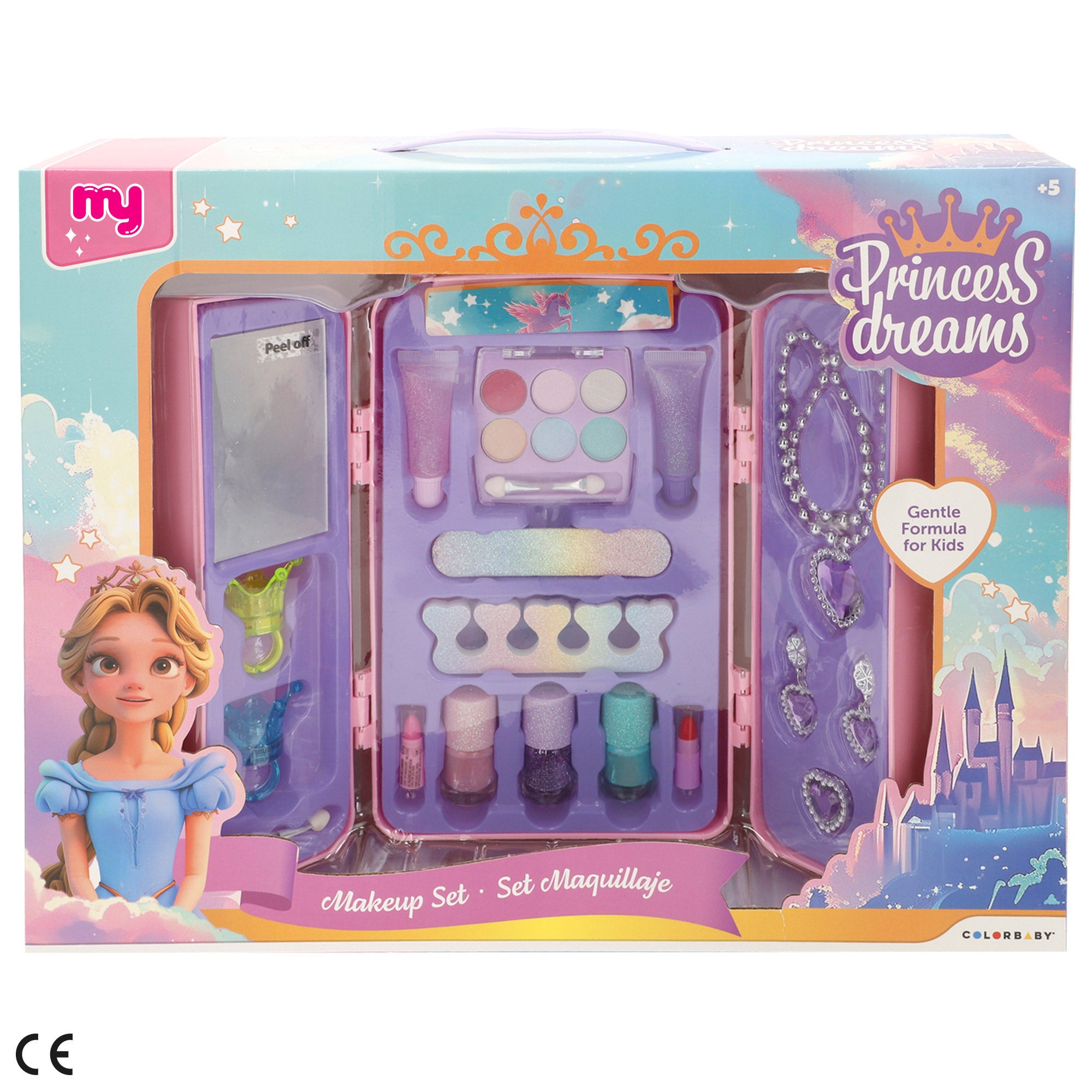 Set Maquillaje maletín infantil con accesorios COLORBABY