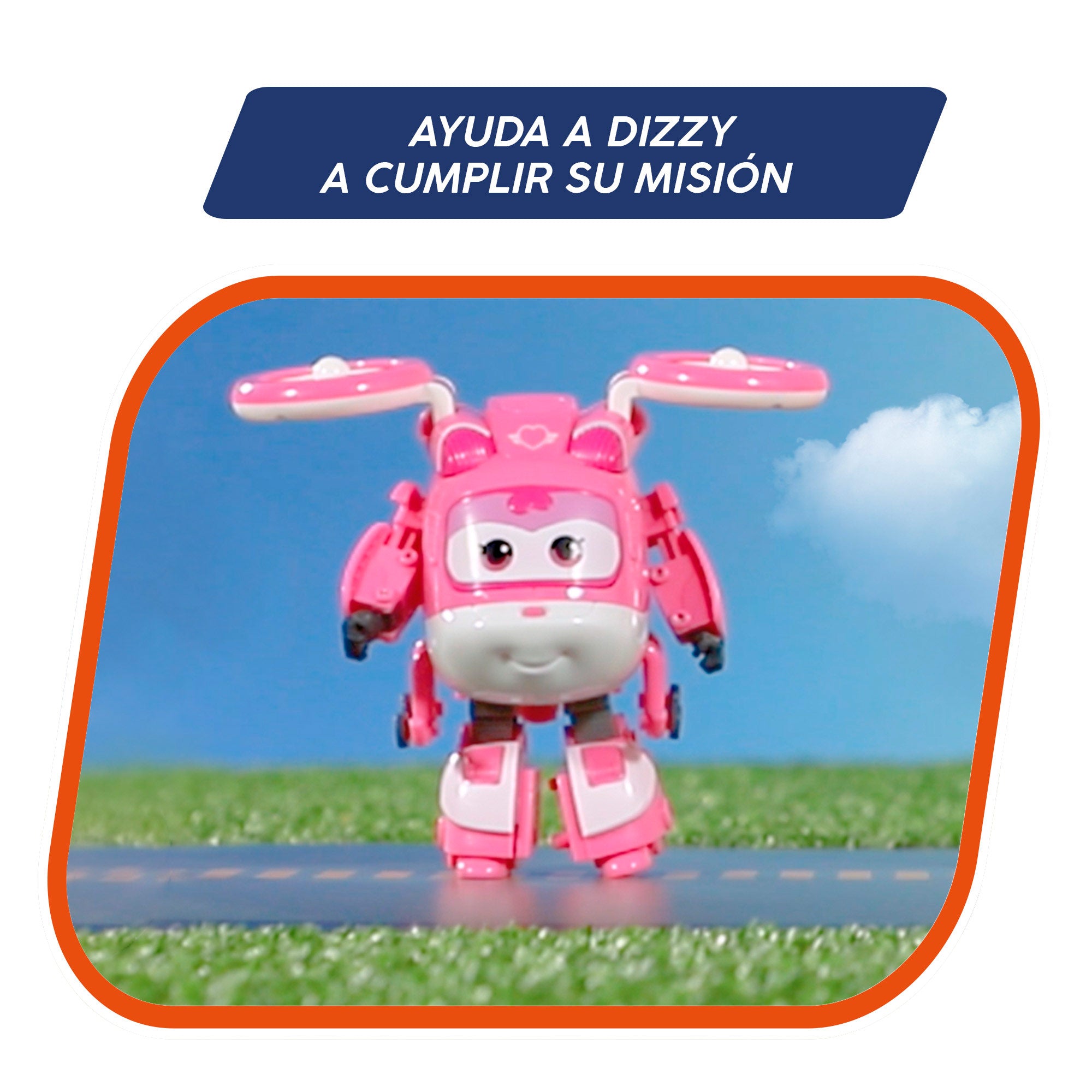 Super Wings Dizzy Helicóptero transformable Super Charge