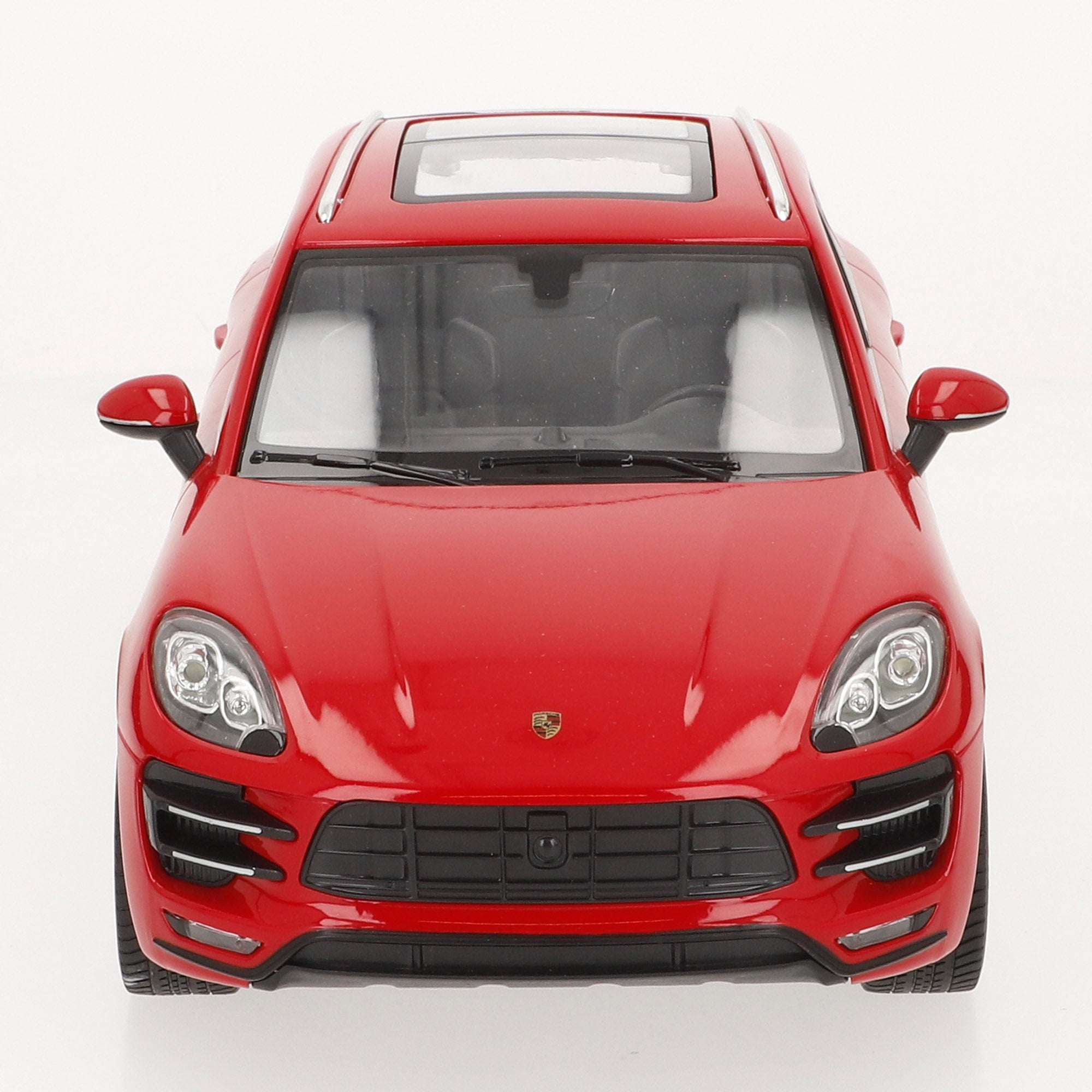 RASTAR Coche teledirigido Porsche Macan Turbo rojo 1:14