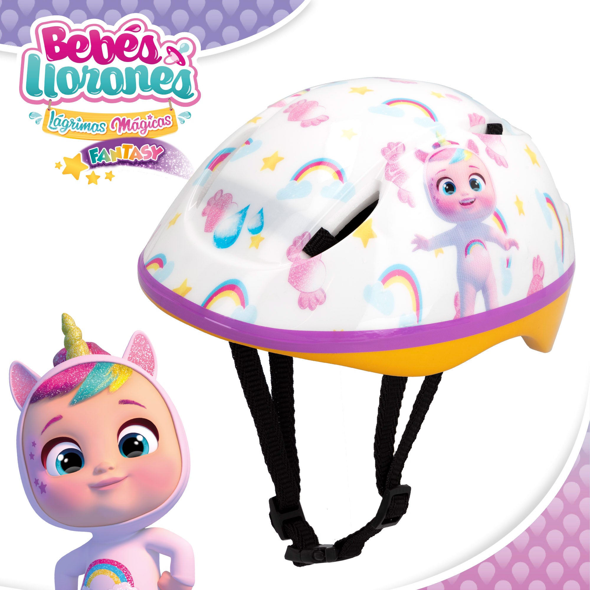 Bebés Llorones Casco con funda 3D Dreamy