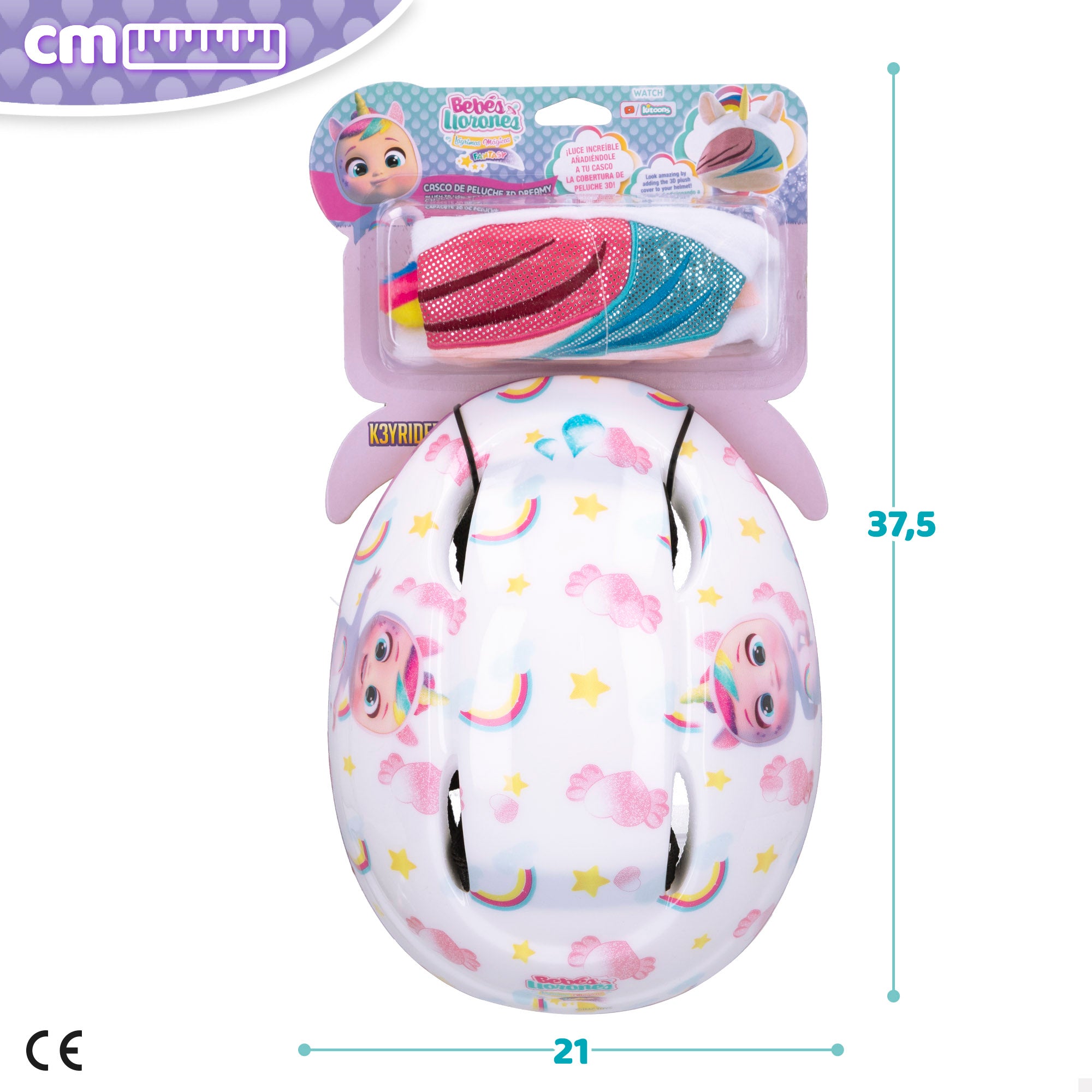 Bebés Llorones Casco con funda 3D Dreamy